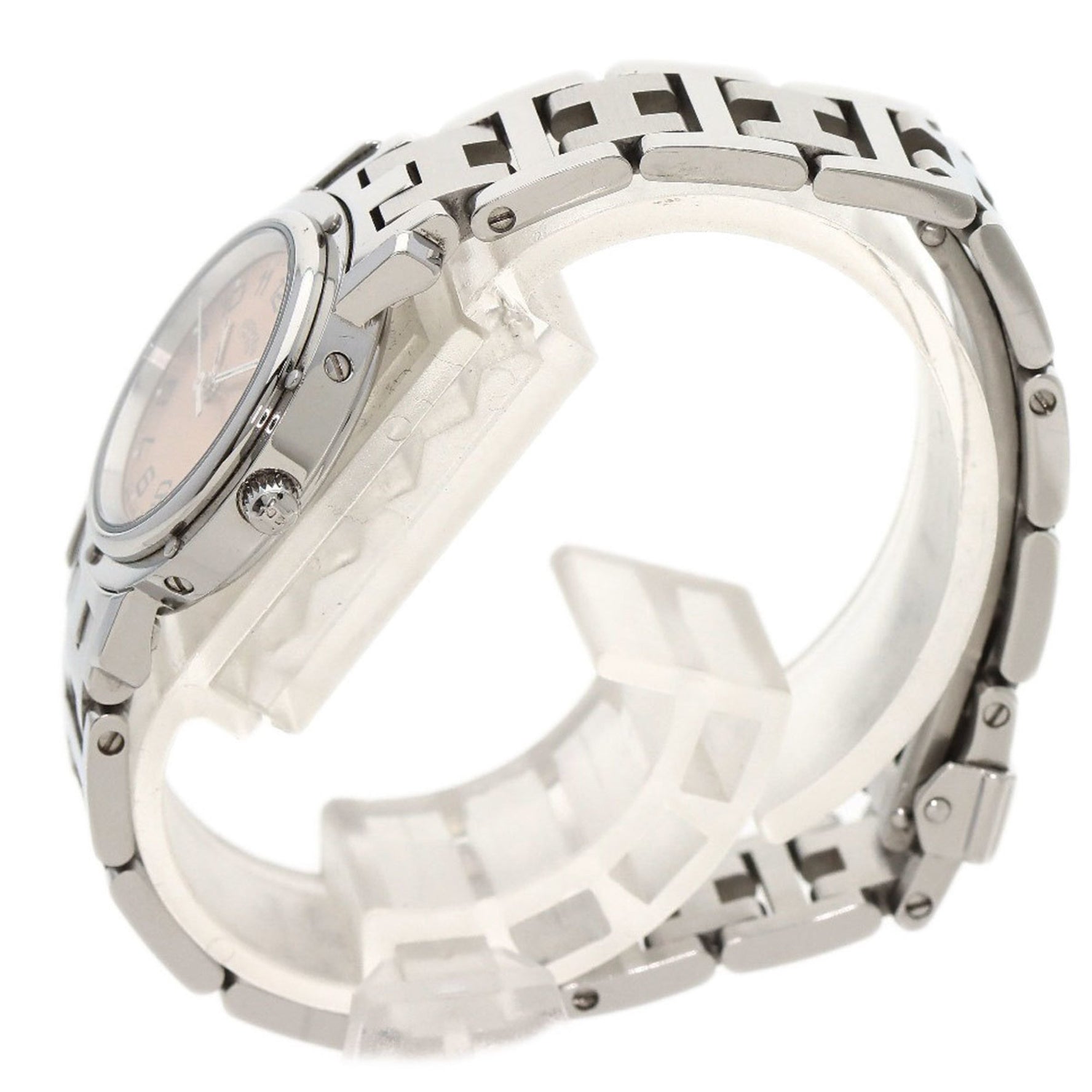 Hermes Clipper Watch Stainless Steel SS Ladies
