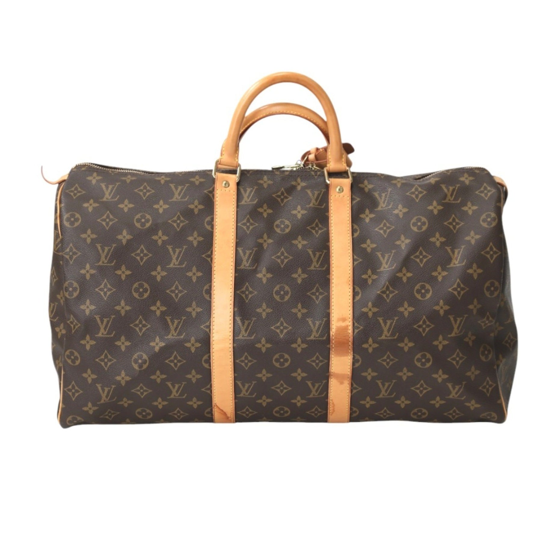 Louis Vuitton Boston bag Travel Monogram Discontinued product Keepall 50 canvas