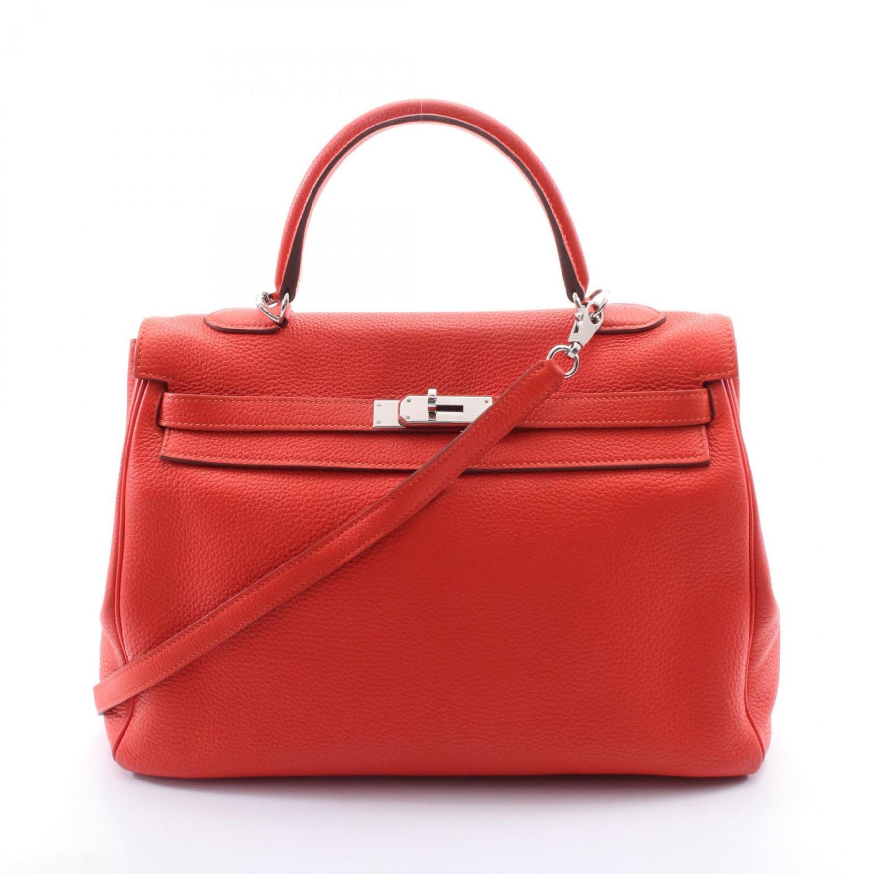 Hermes Kelly 35 Handbag Leather Togo Brown