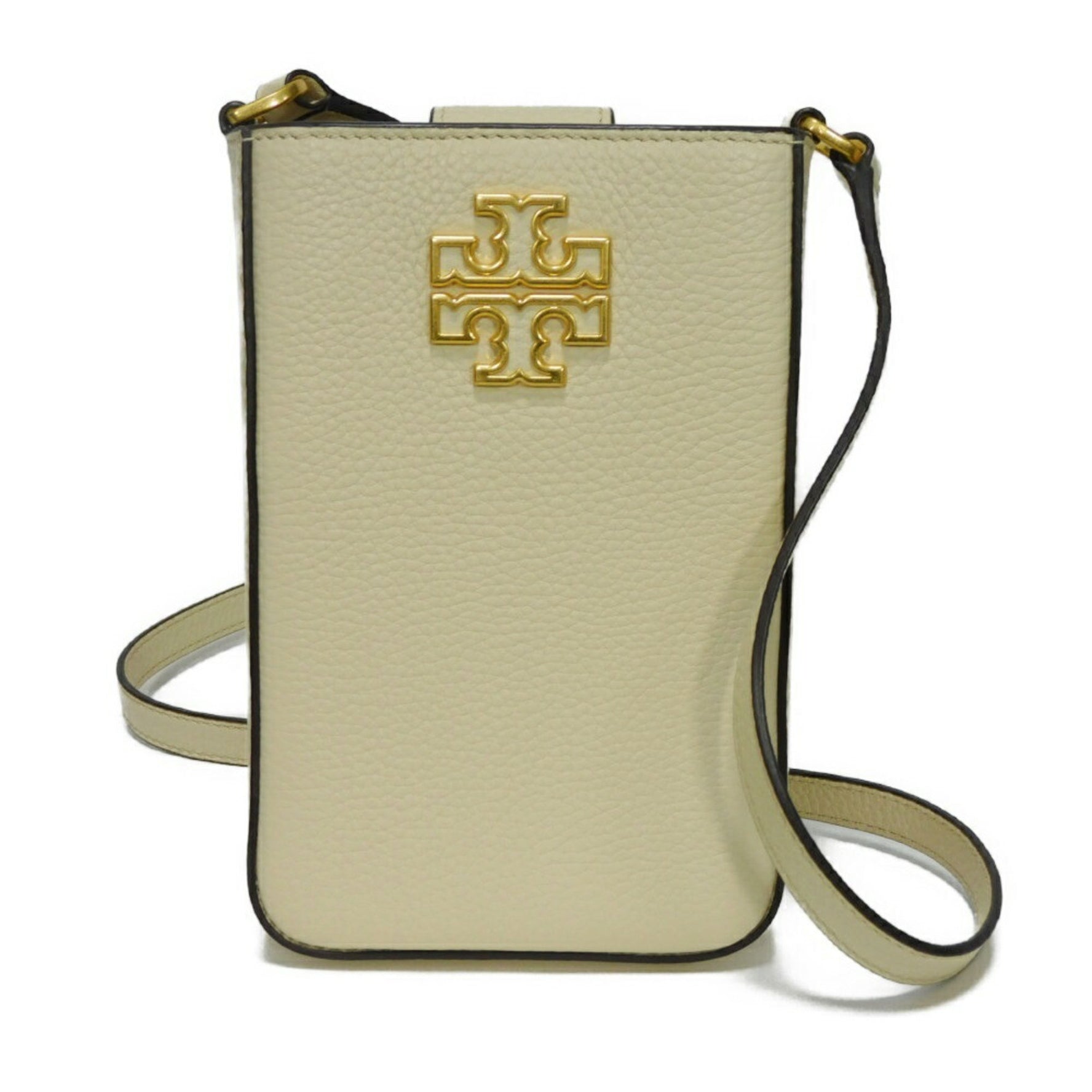 Tory Burch Shoulder Bag Britain Phone Crossbody Ivory Pochette Unused Double T New Cream 122 Men's Bags