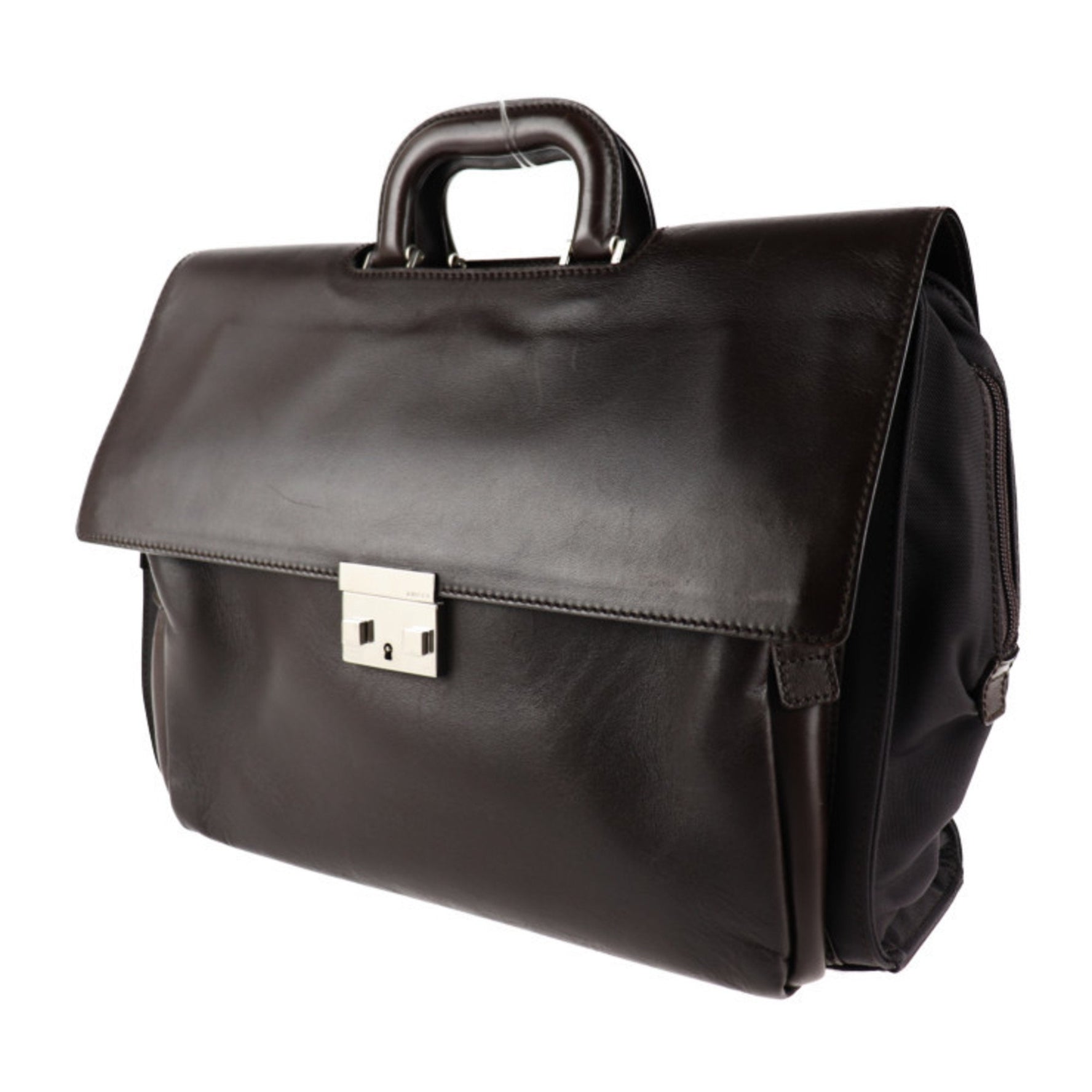 GUCCI Business Bag 015.1046.0093 Leather Nylon