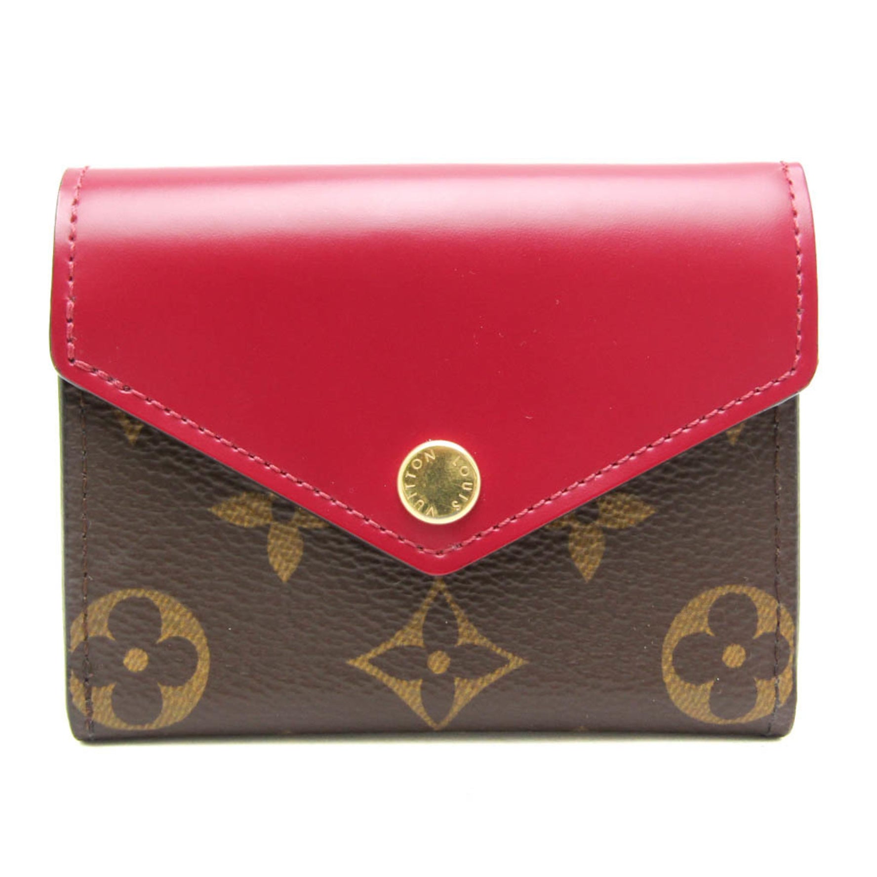 Louis Vuitton Monogram Zoe Wallet Monogram Wallet (tri-fold) Fuchsia,Monogram