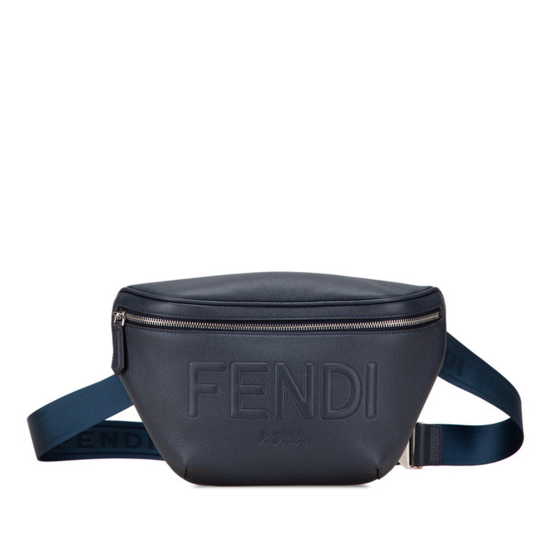 Fendi logo body bag/waist bag leather