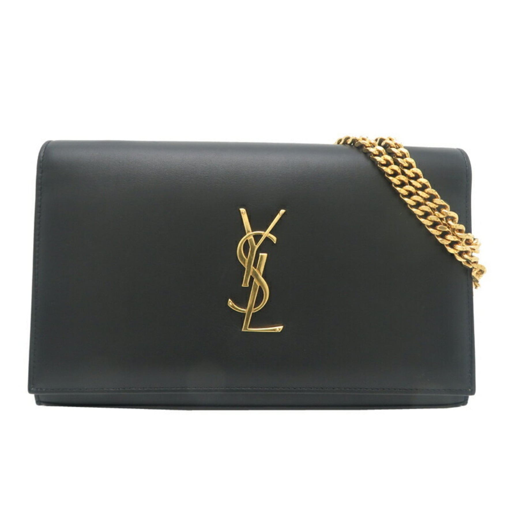 Saint Laurent Chain Shoulder Bag, Leather