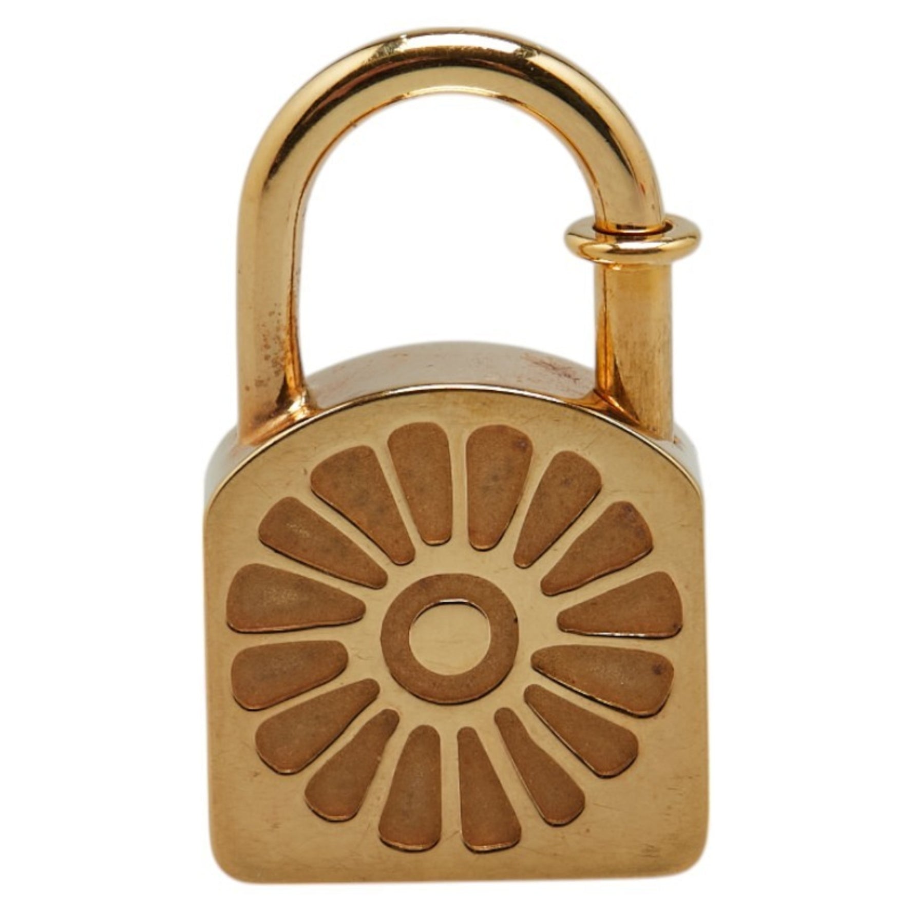 Hermes Sunflower 1994 Limited Edition Padlock Plated Ladies