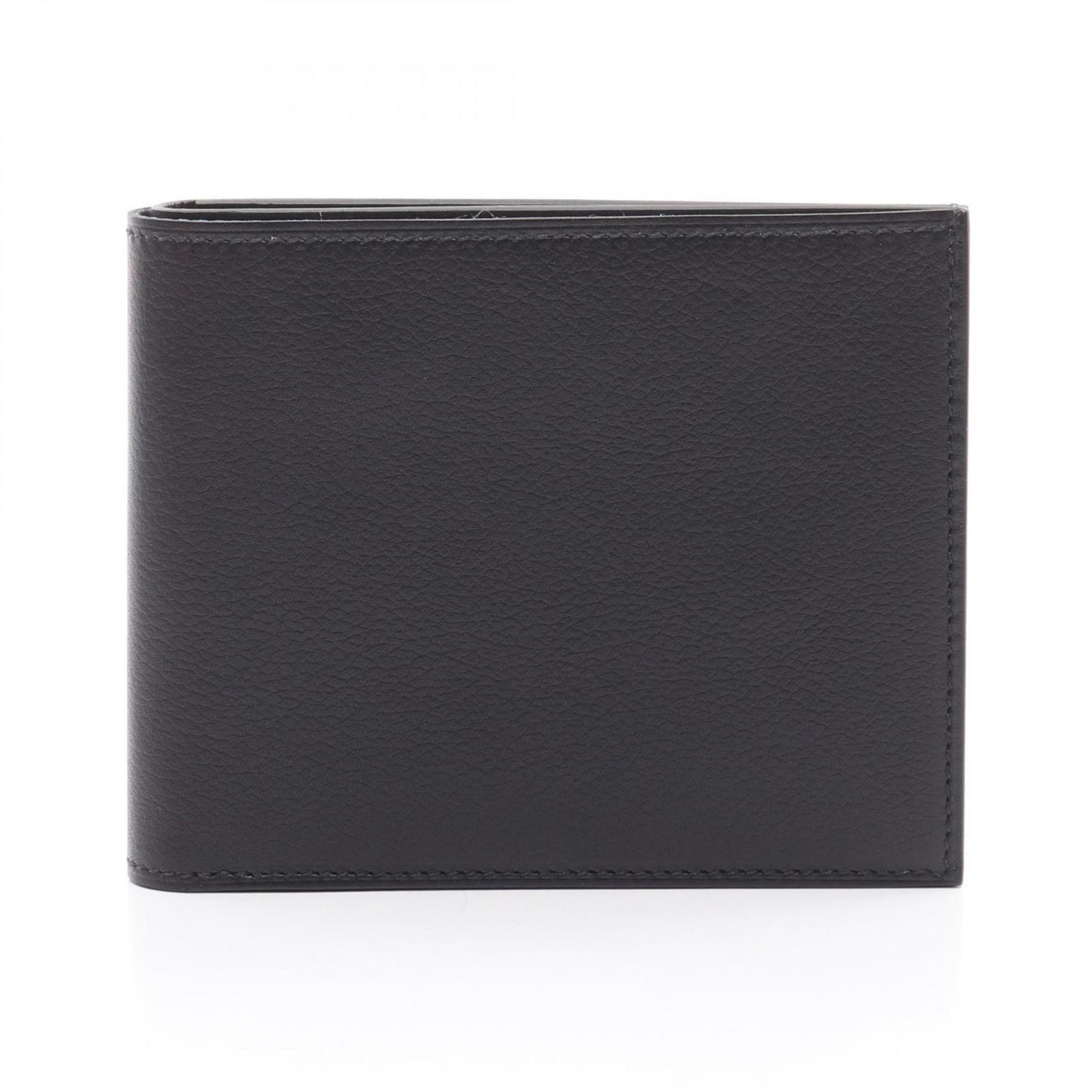 Hermes Citizen Twill Compact Crochet Bi-fold Wallet Evergrain