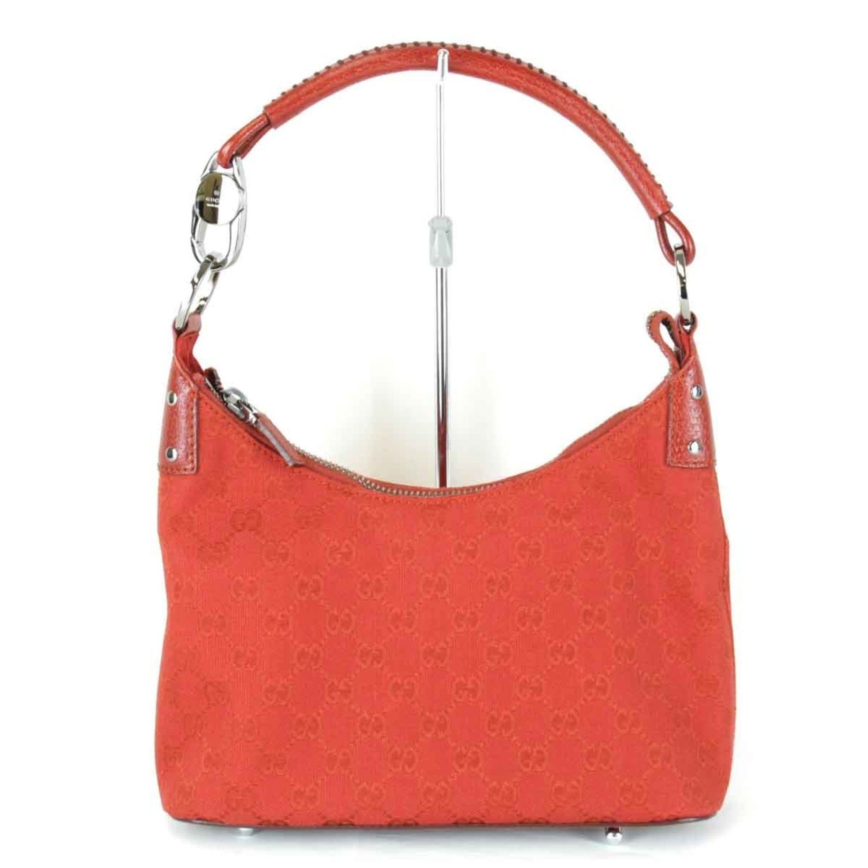 GUCCI Bag 3444 Shoulder GG Canvas Red