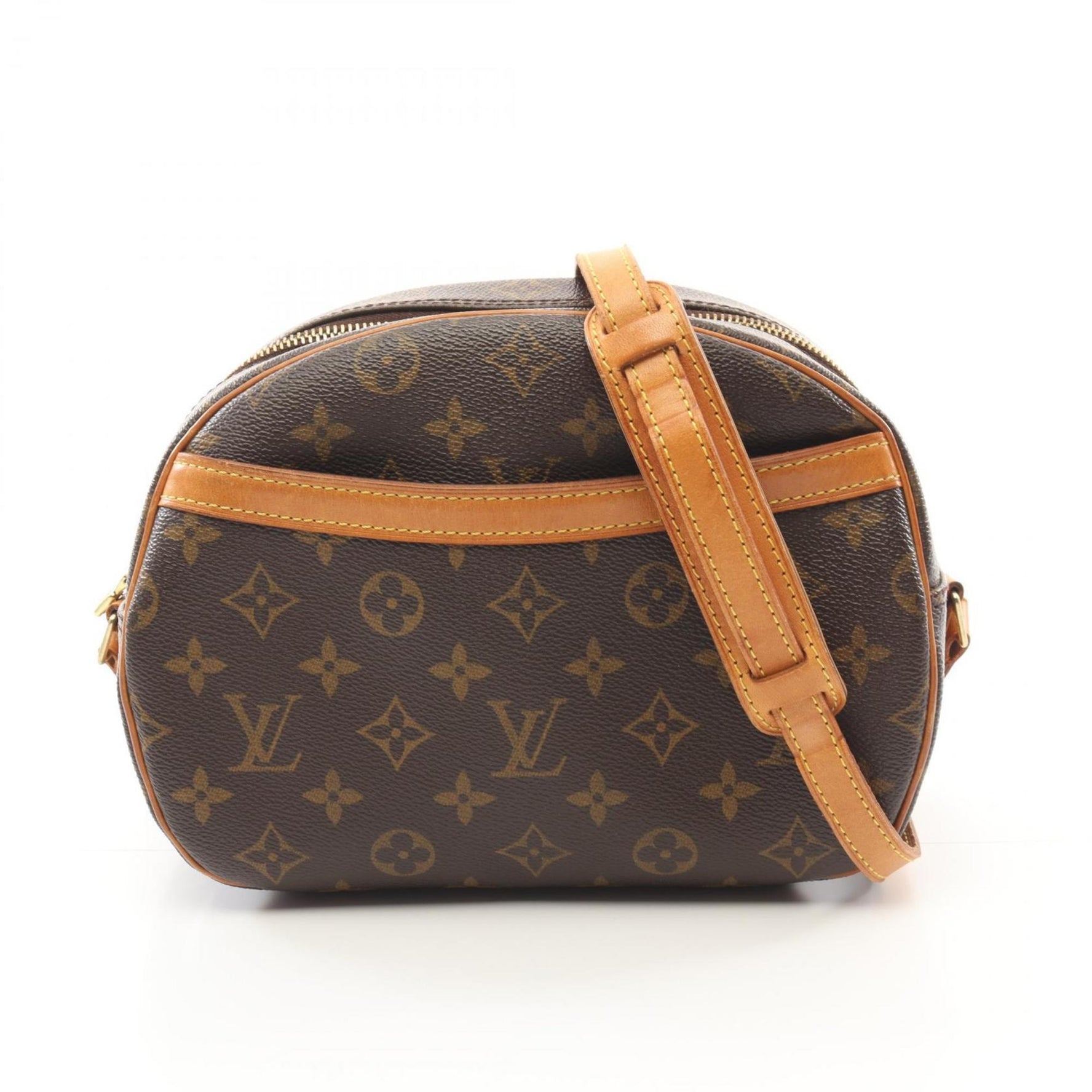Louis Vuitton Blois Shoulder Bag, Coated Canvas, Leather, Monogram