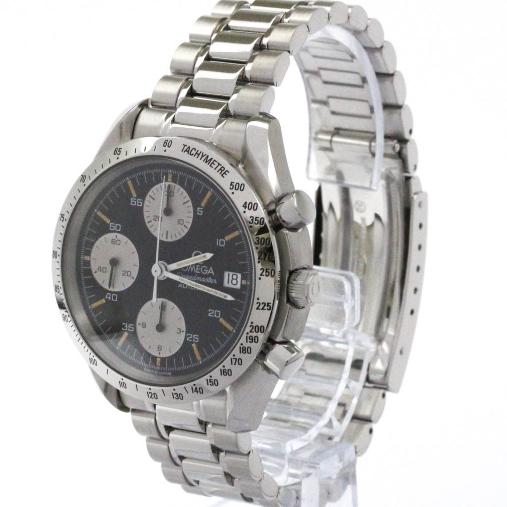 OMEGA Speedmaster Date Steel Automatic Watch 3511.50 Polished