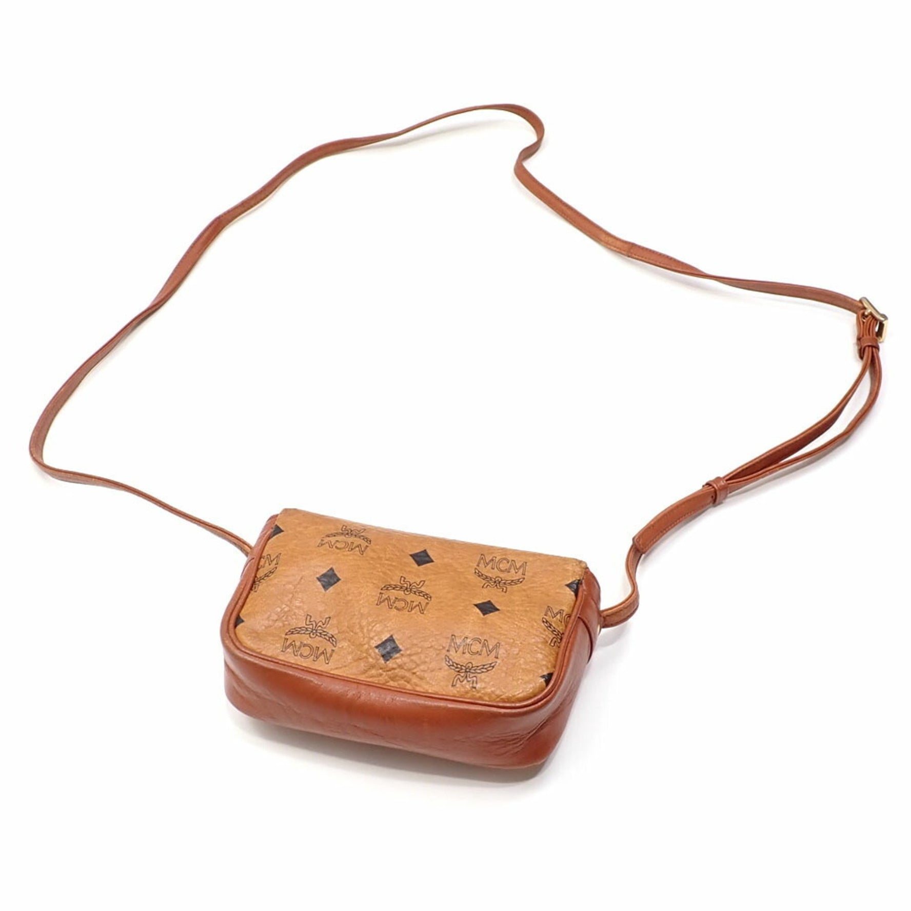 MCM Shoulder Bag Leather, Visetos