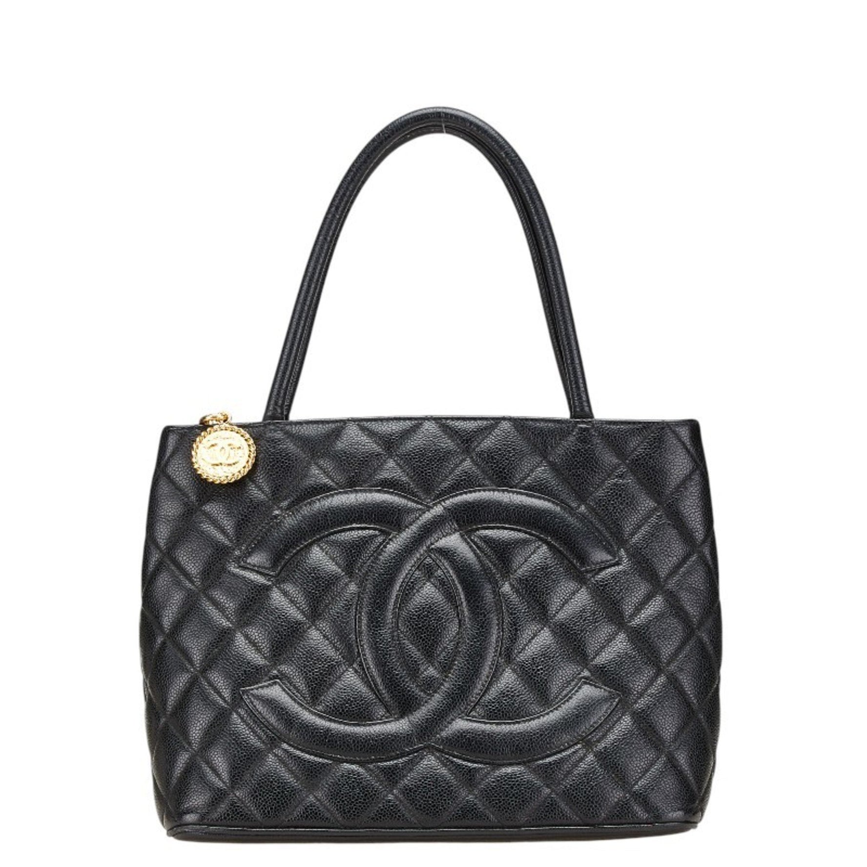 Chanel Reissue Coco Mark Tote Bag in Caviar Leather