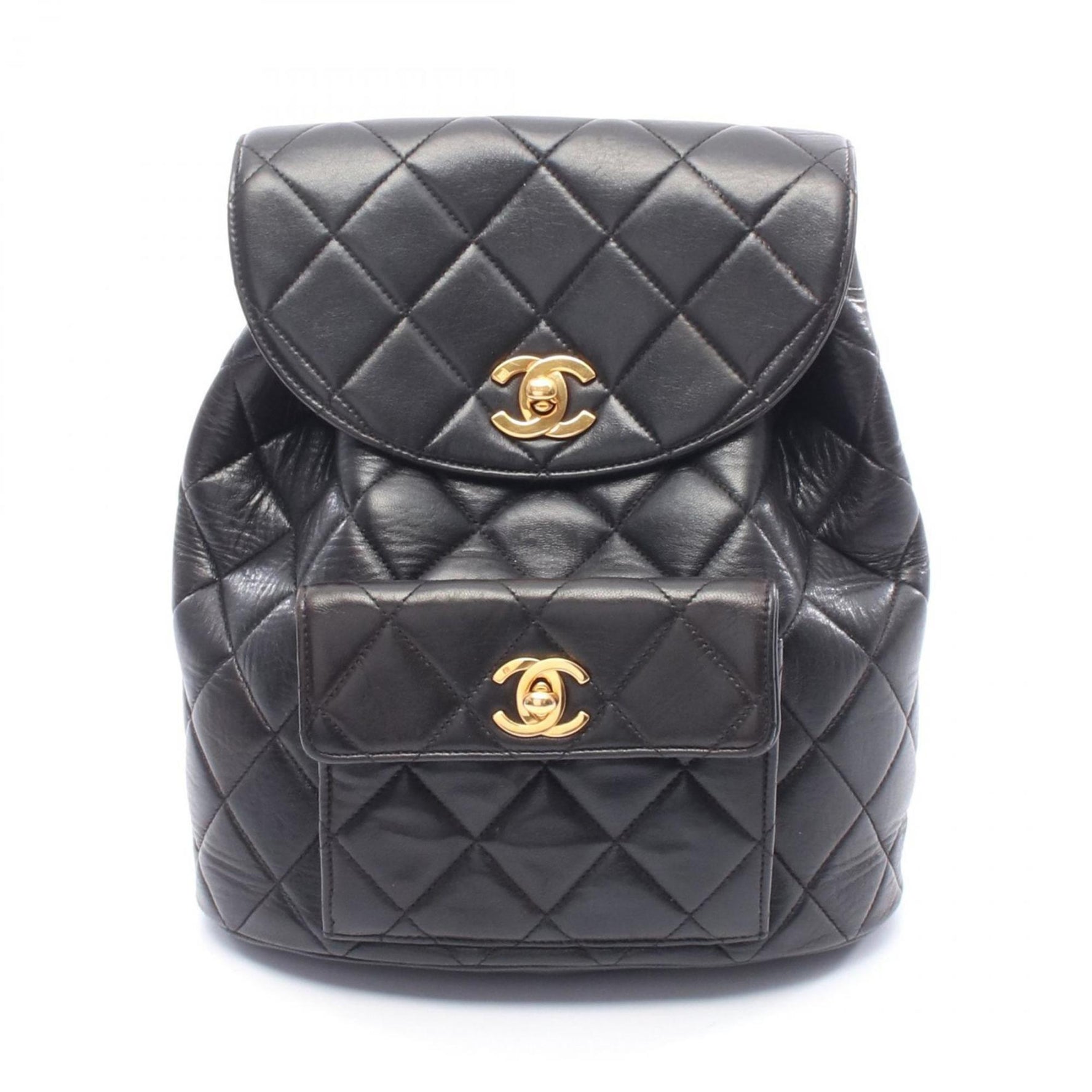 CHANEL Matelasse Backpack Bag in Lambskin Leather