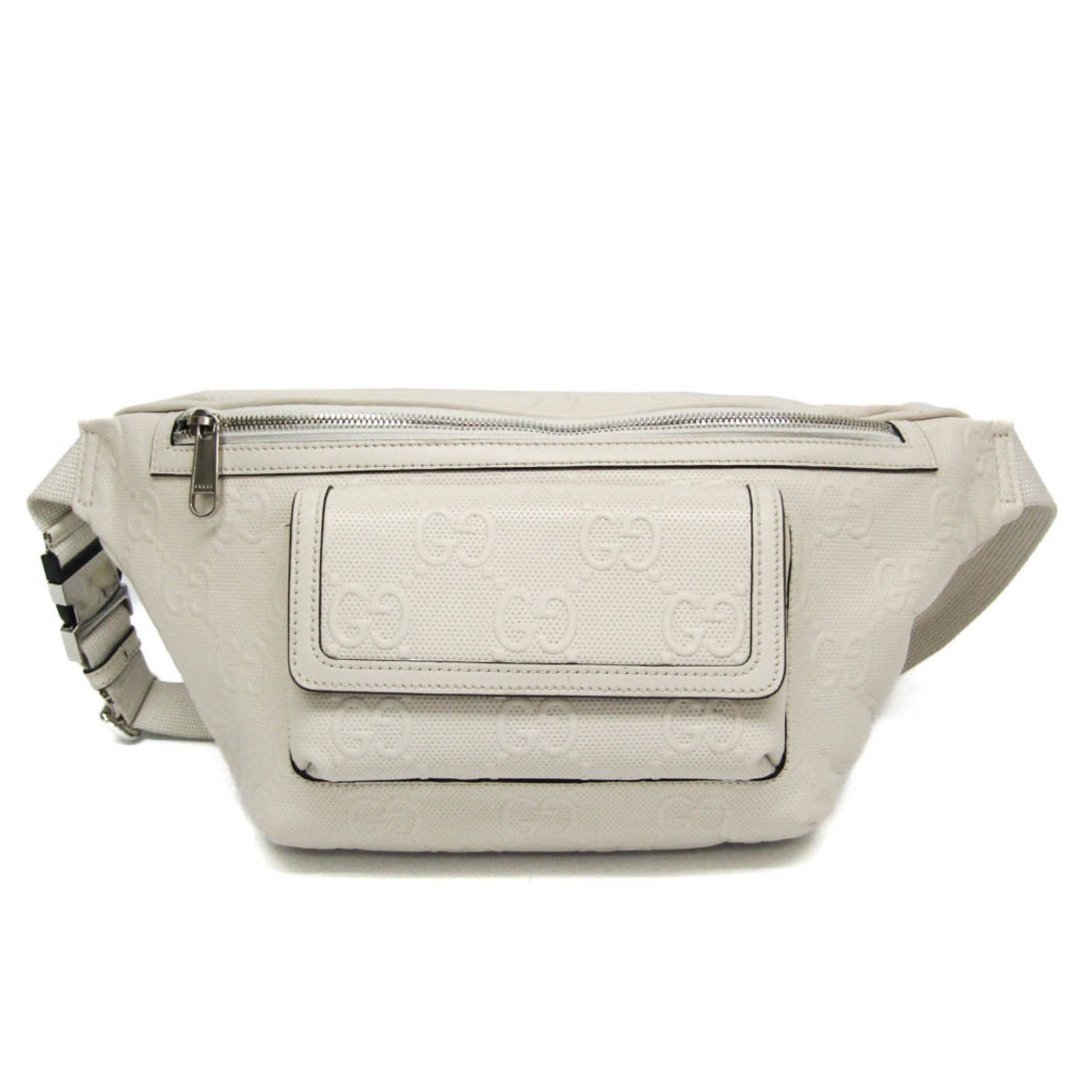 Gucci GG Embossed Women,Men Leather Fanny Pack,Sling Bag