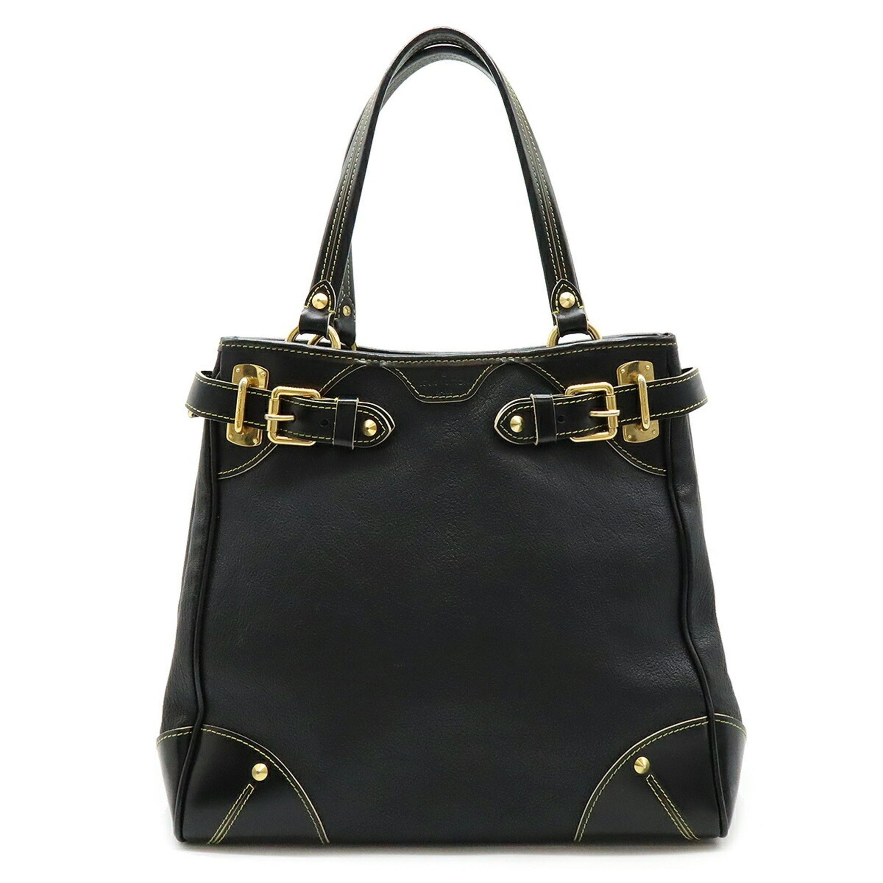 Louis Vuitton Suhali Majesty Tote Bag Shoulder Leather Noir Black