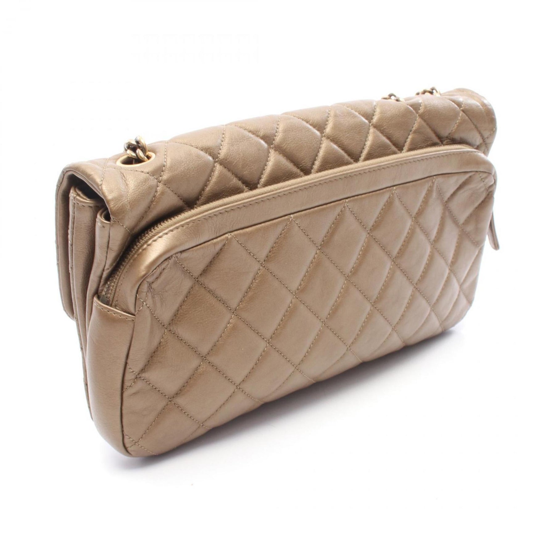 CHANEL Matelasse Shoulder Bag, Leather