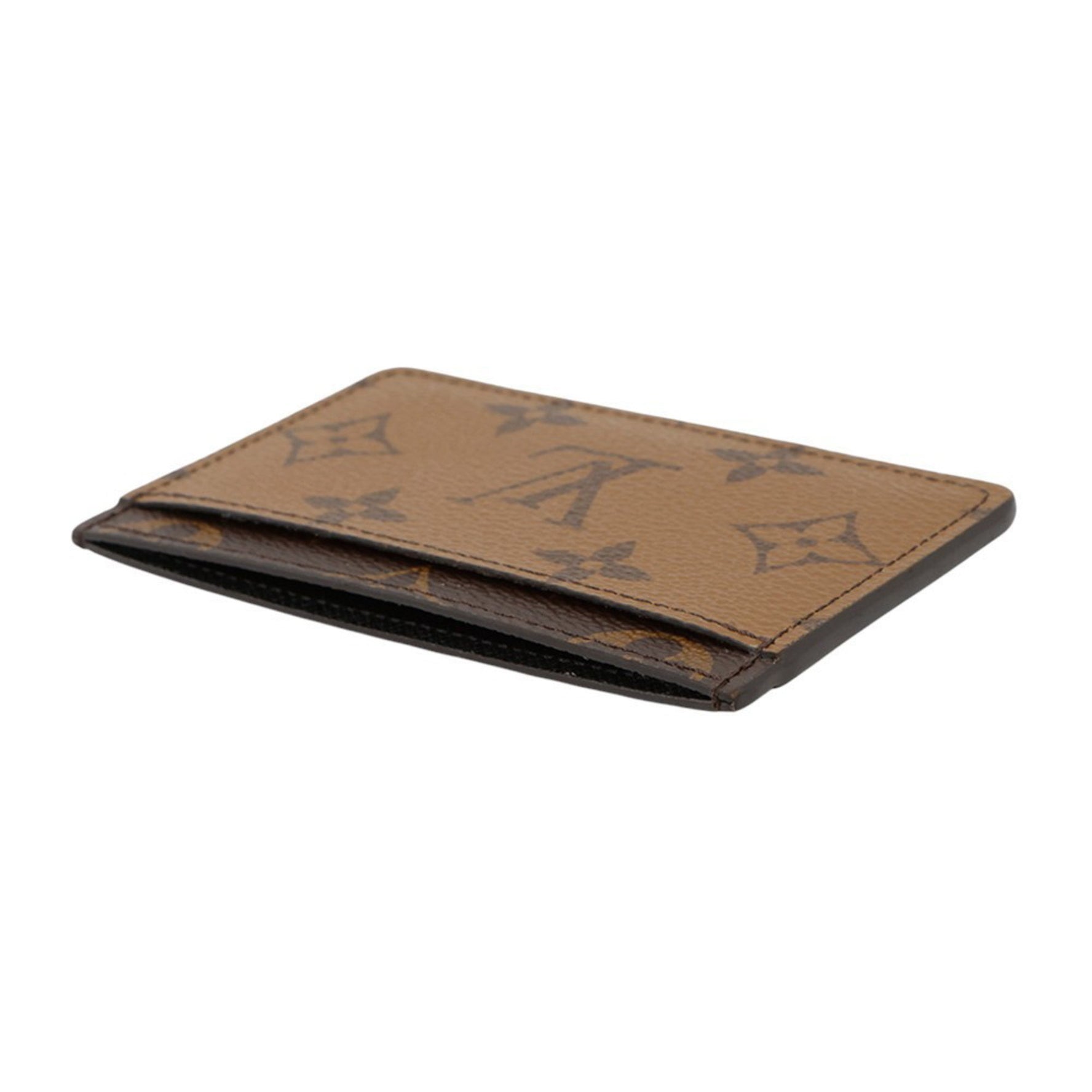 Louis Vuitton Monogram Reverse Card Case, Porte Carte Sample