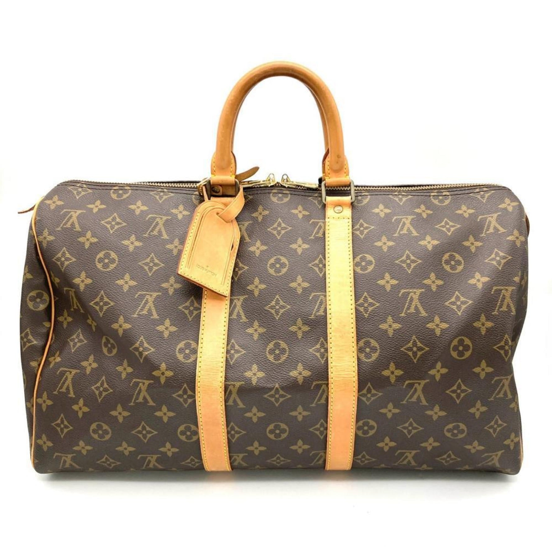 Louis Vuitton Keepall 45 Boston Bag in Monogram Canvas