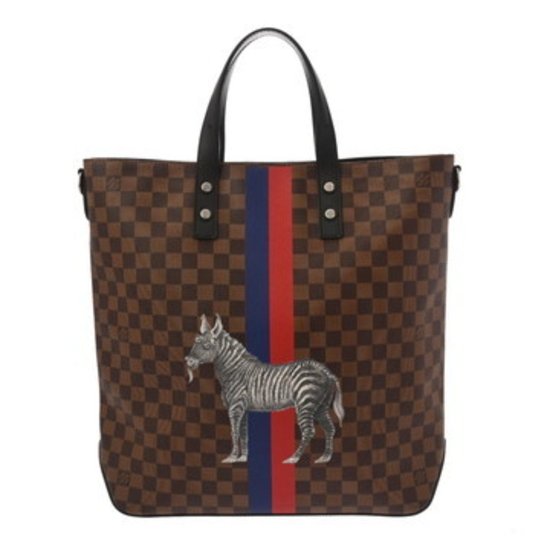LOUIS VUITTON Damier Savannah Chapman Brothers Atlas Tote, Canvas Tote Bag
