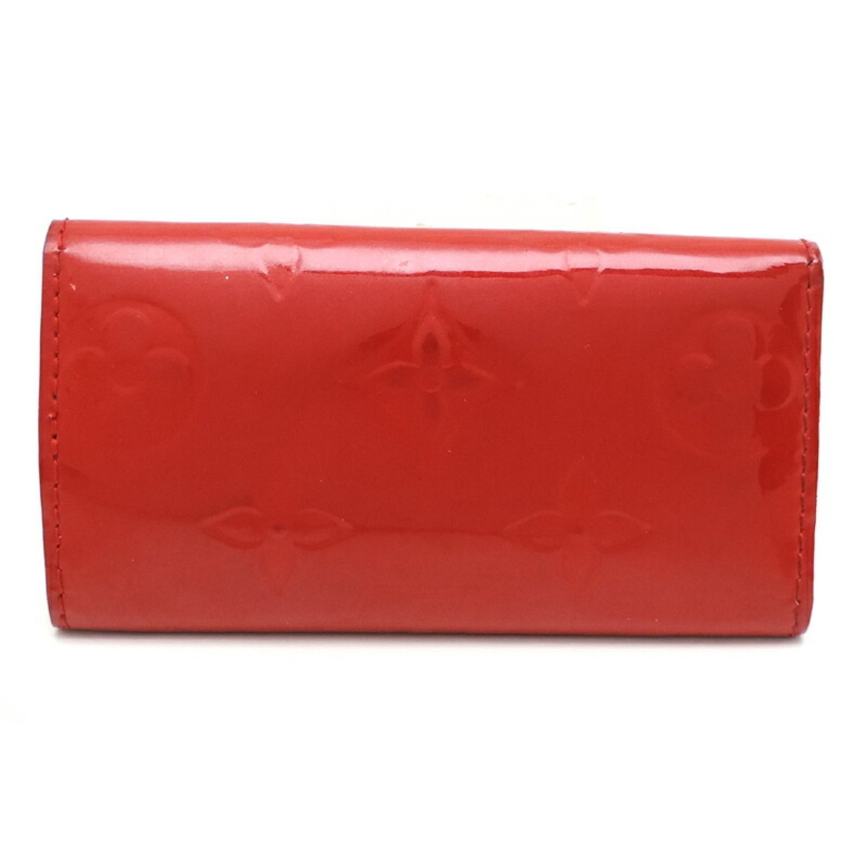 Louis Vuitton Multicle 4 Key Case Vernis Threes (Red)