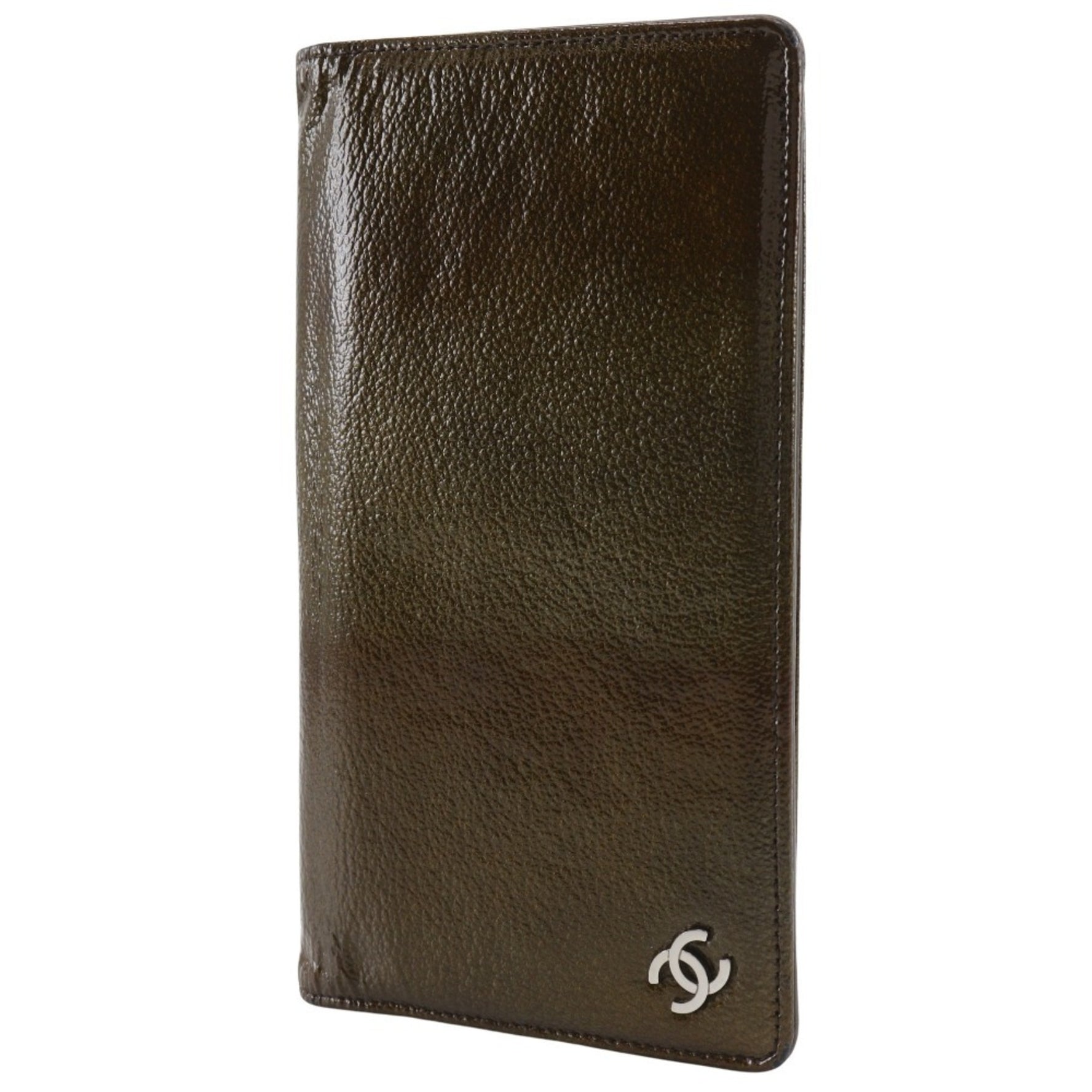 CHANEL COCO Mark Long Wallet Enamel