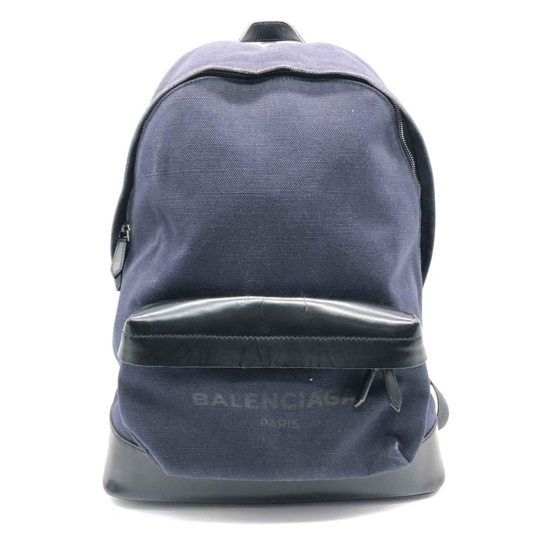 Balenciaga logo Backpack Black