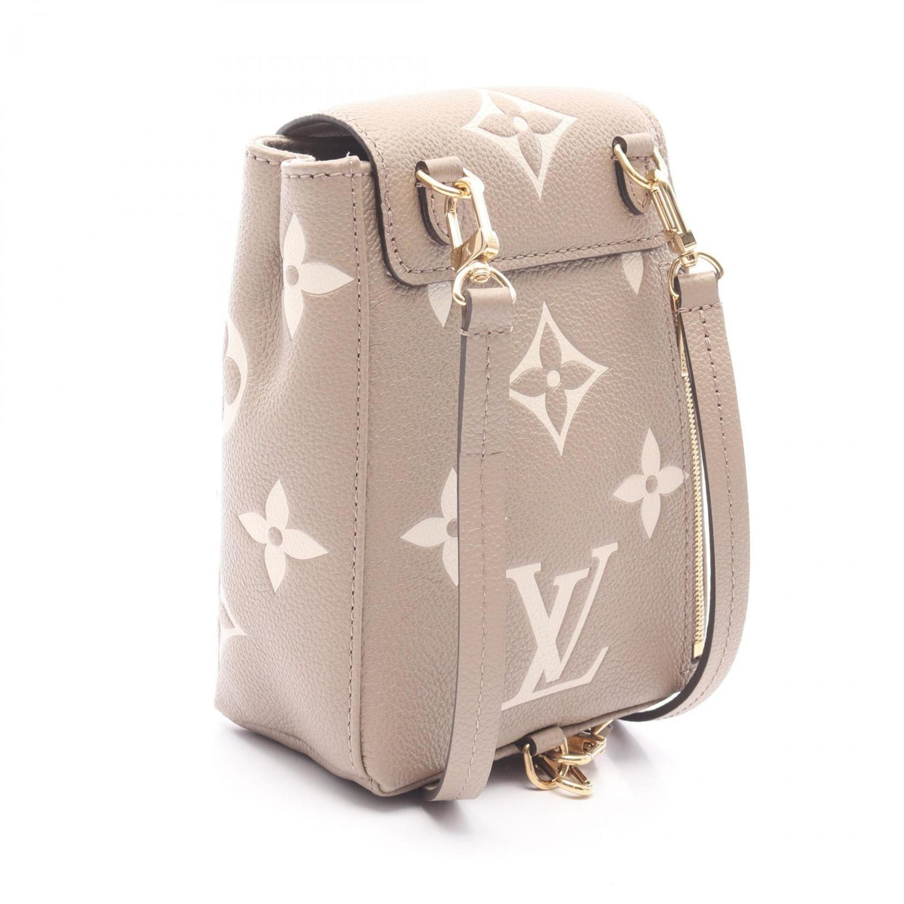 Louis Vuitton Tiny Backpack, Monogram Empreinte Leather, Beige/Ivory