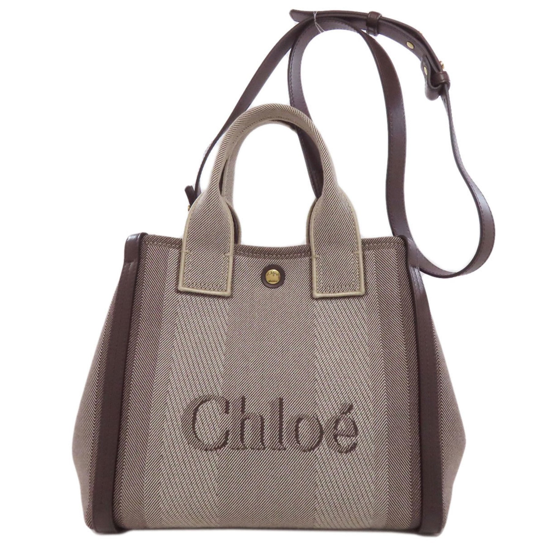 Chloé Chloe Carry Small Handbag Canvas
