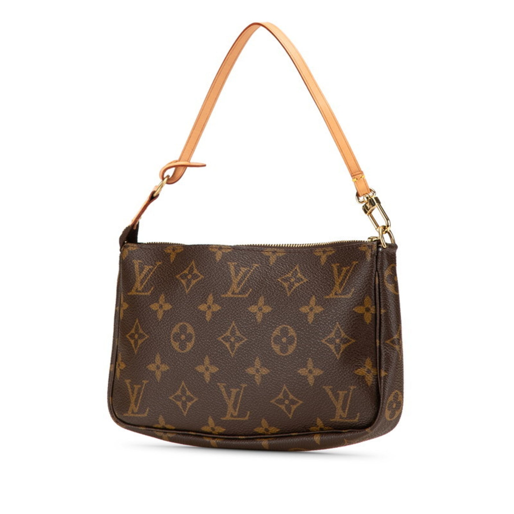 Louis Vuitton Monogram Pochette Accessoires Shoulder Bag PVC Leather
