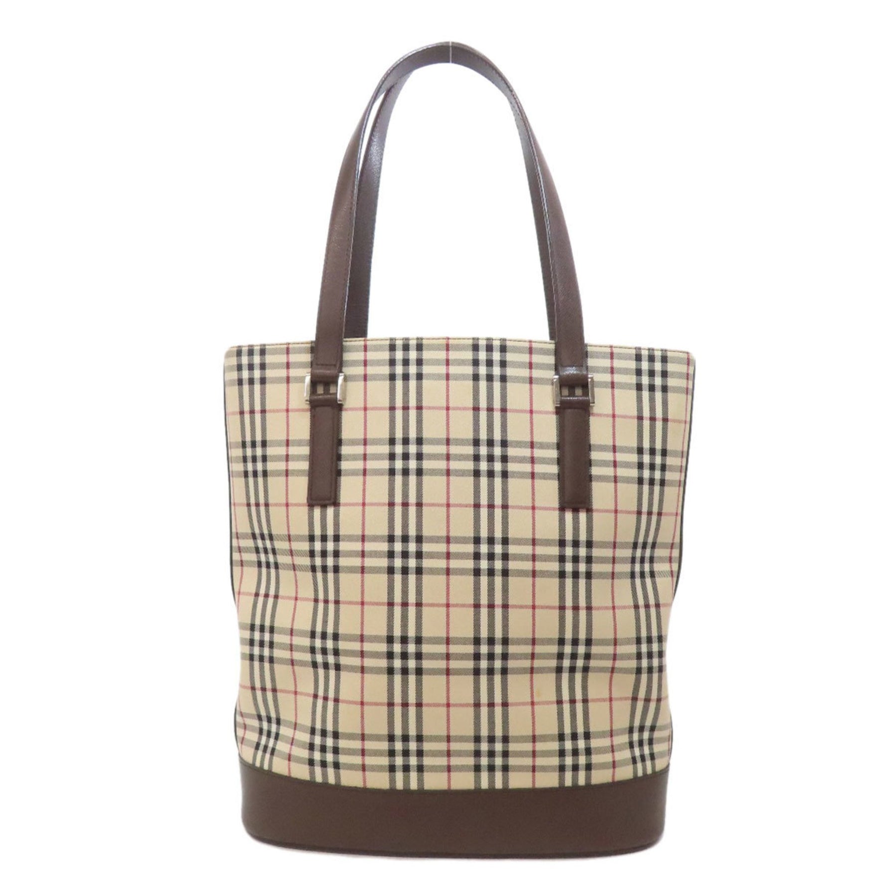 Burberry Nova Check Canvas Tote Bag