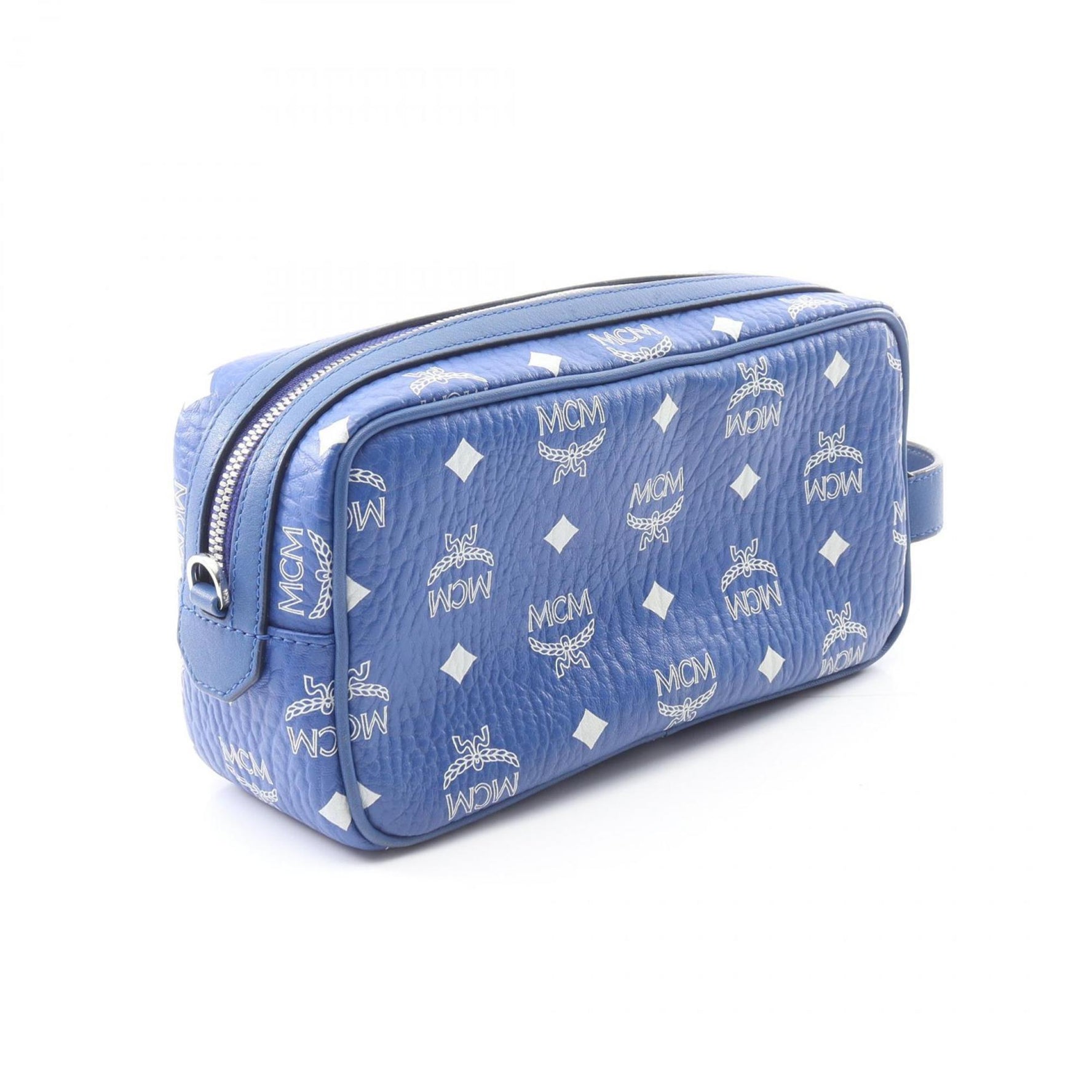 MCM Visetos Leather Shoulder Bag