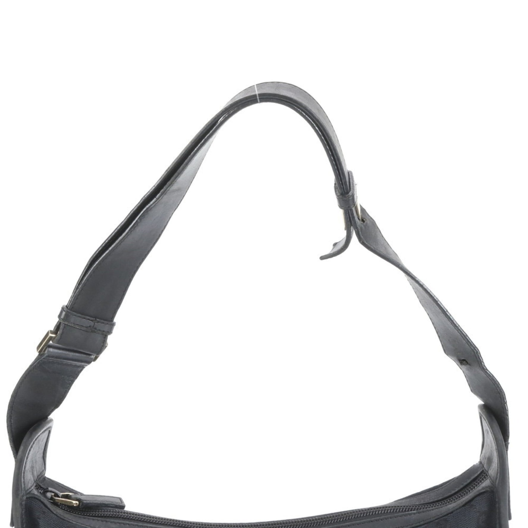 Gucci GG Canvas and Leather Shoulder Bag, One-Shoulder 001 4205