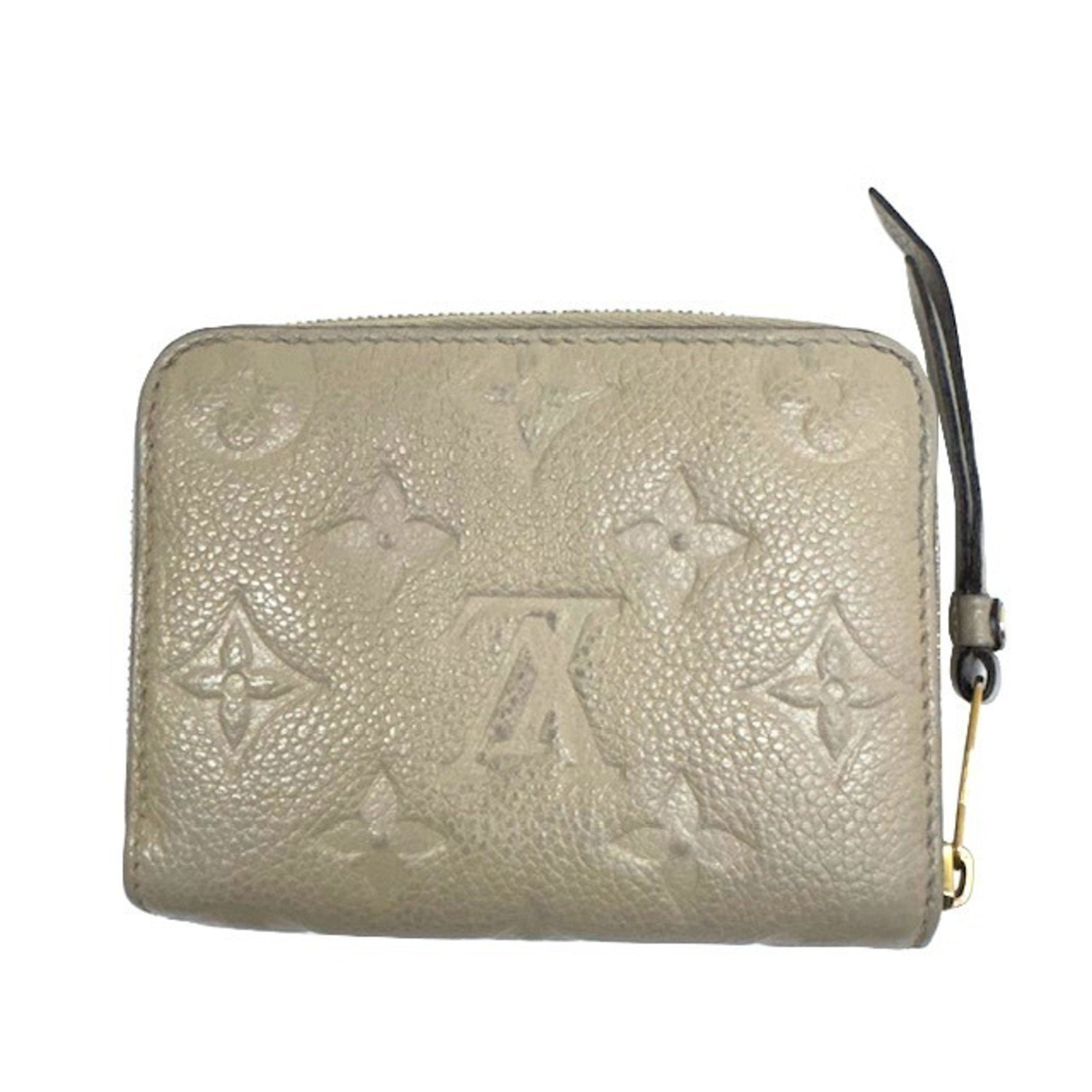 Louis Vuitton Wallets and coin cases Monogram Empreinte Zippy Coin Purse Beige Greige Tourterelle Men's