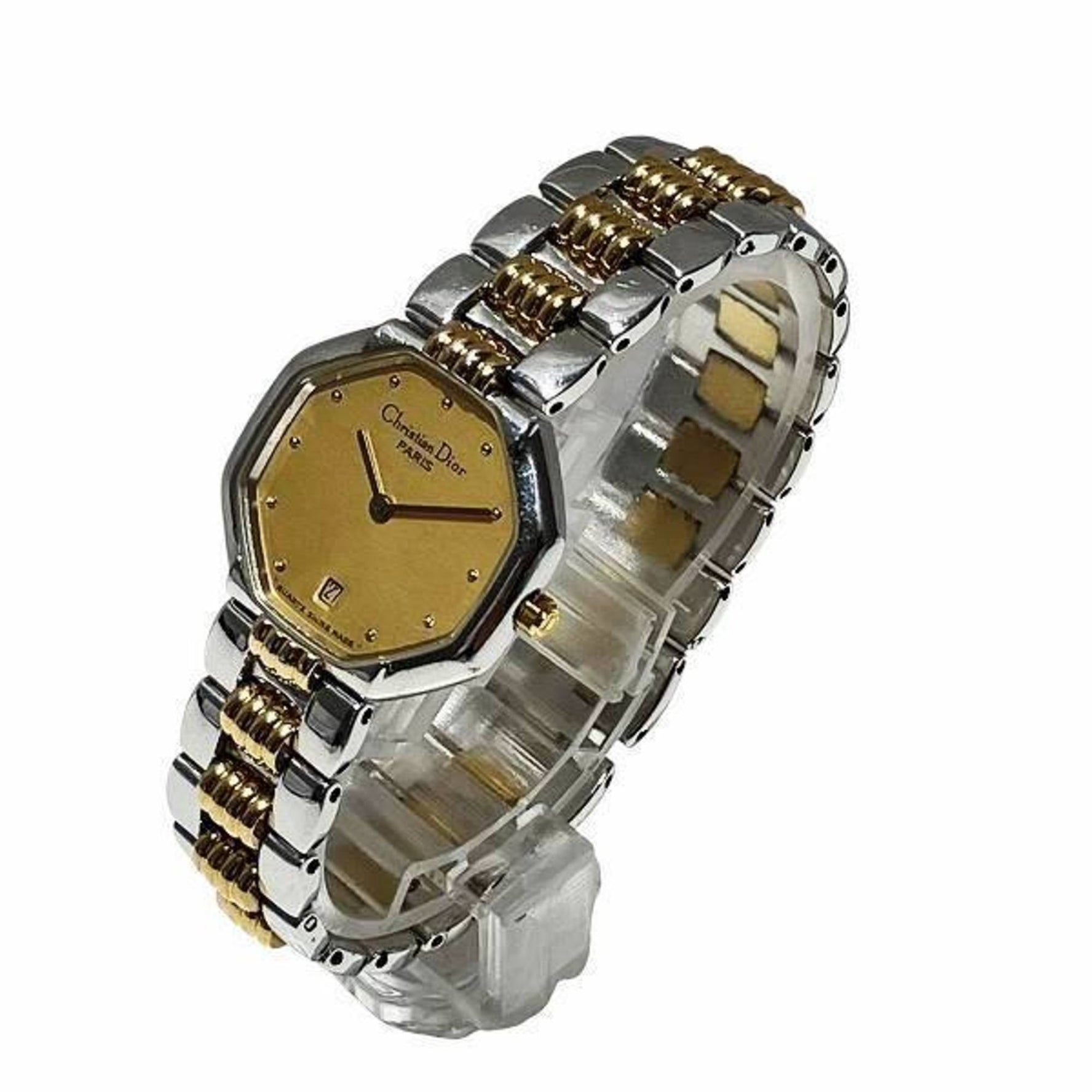 Christian Dior Dior 48.203 Quartz Gold Dial Watch