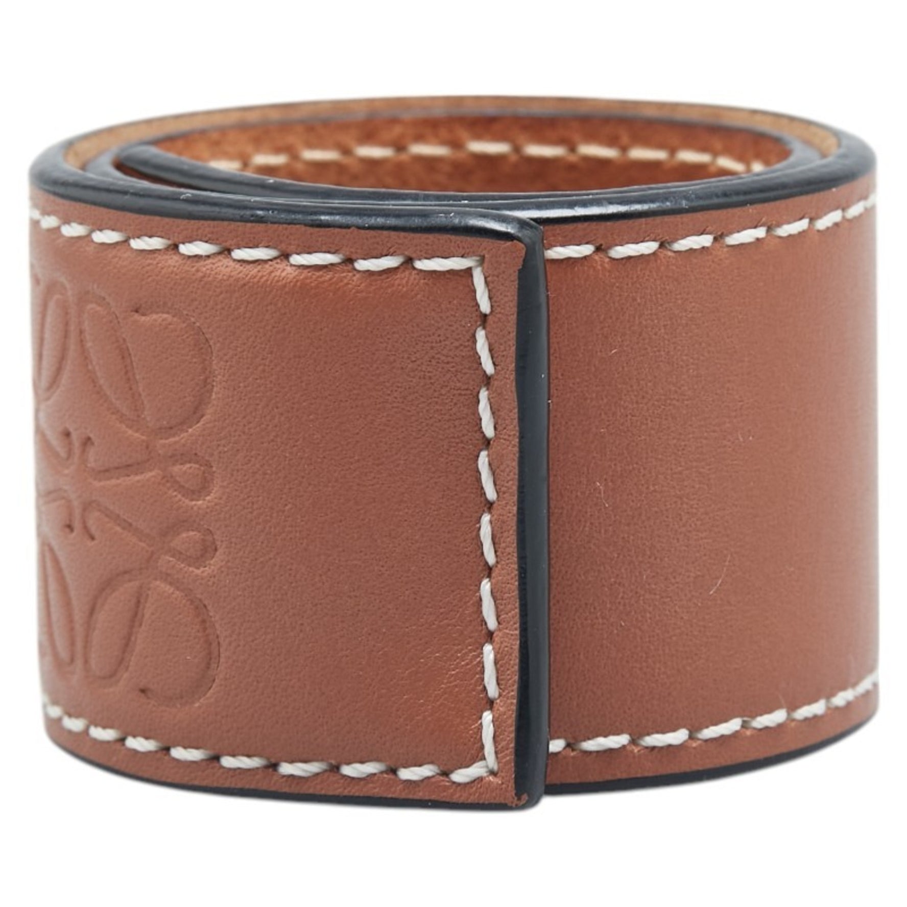LOEWE Anagram Slap Small Bracelet Leather