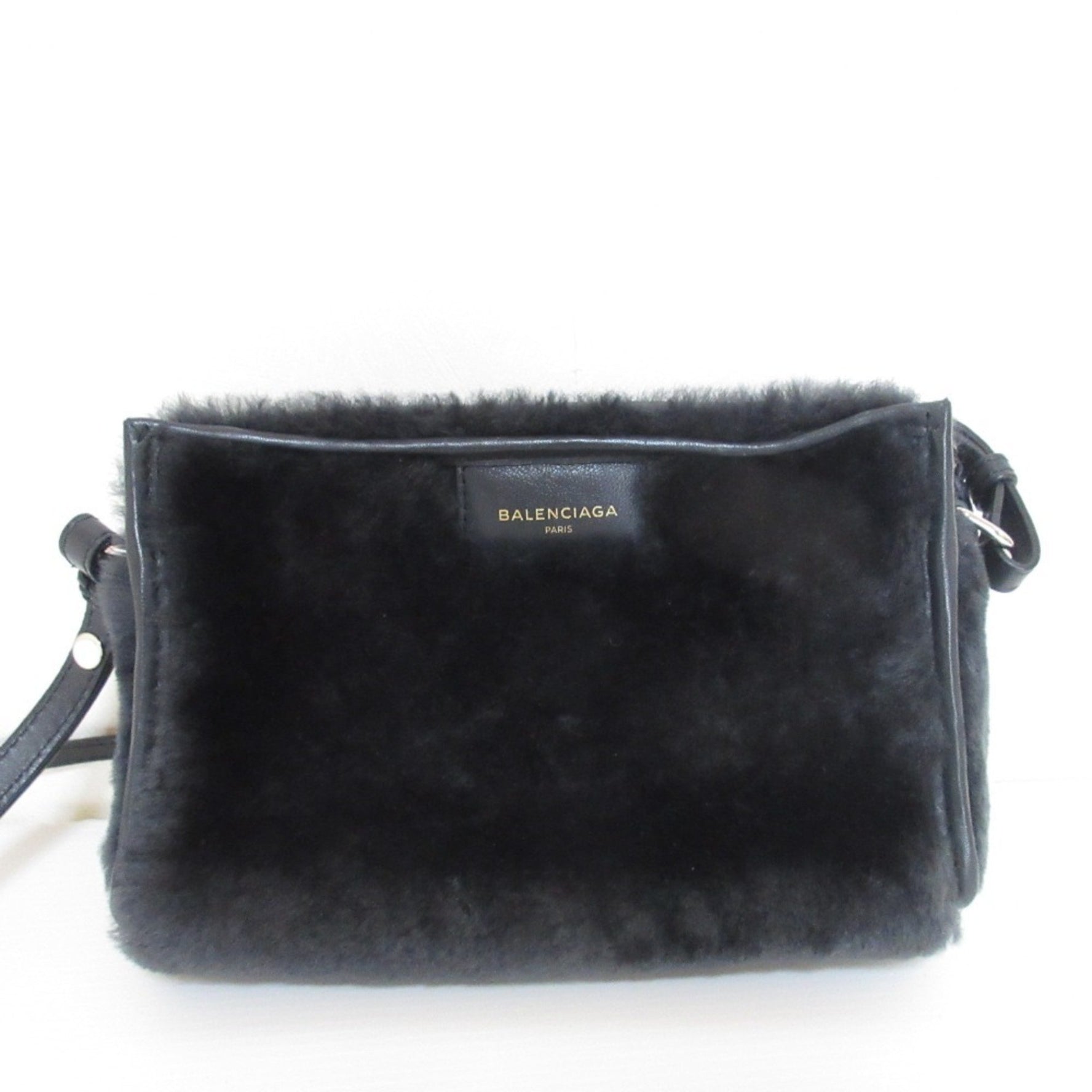 BALEMCIAGA Balenciaga Fur Shoulder Bag