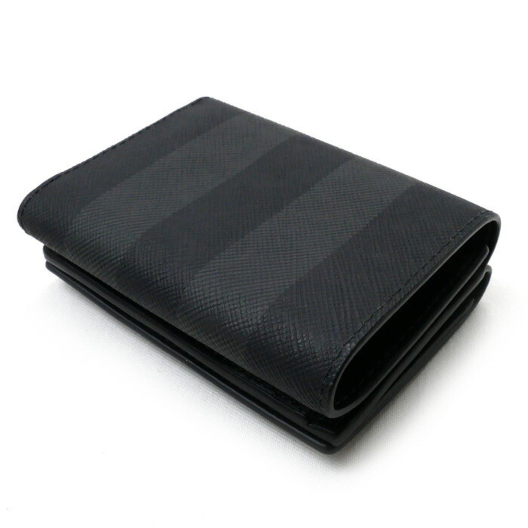 BURBERRY Tri-fold wallet Charcoal grey Unisex