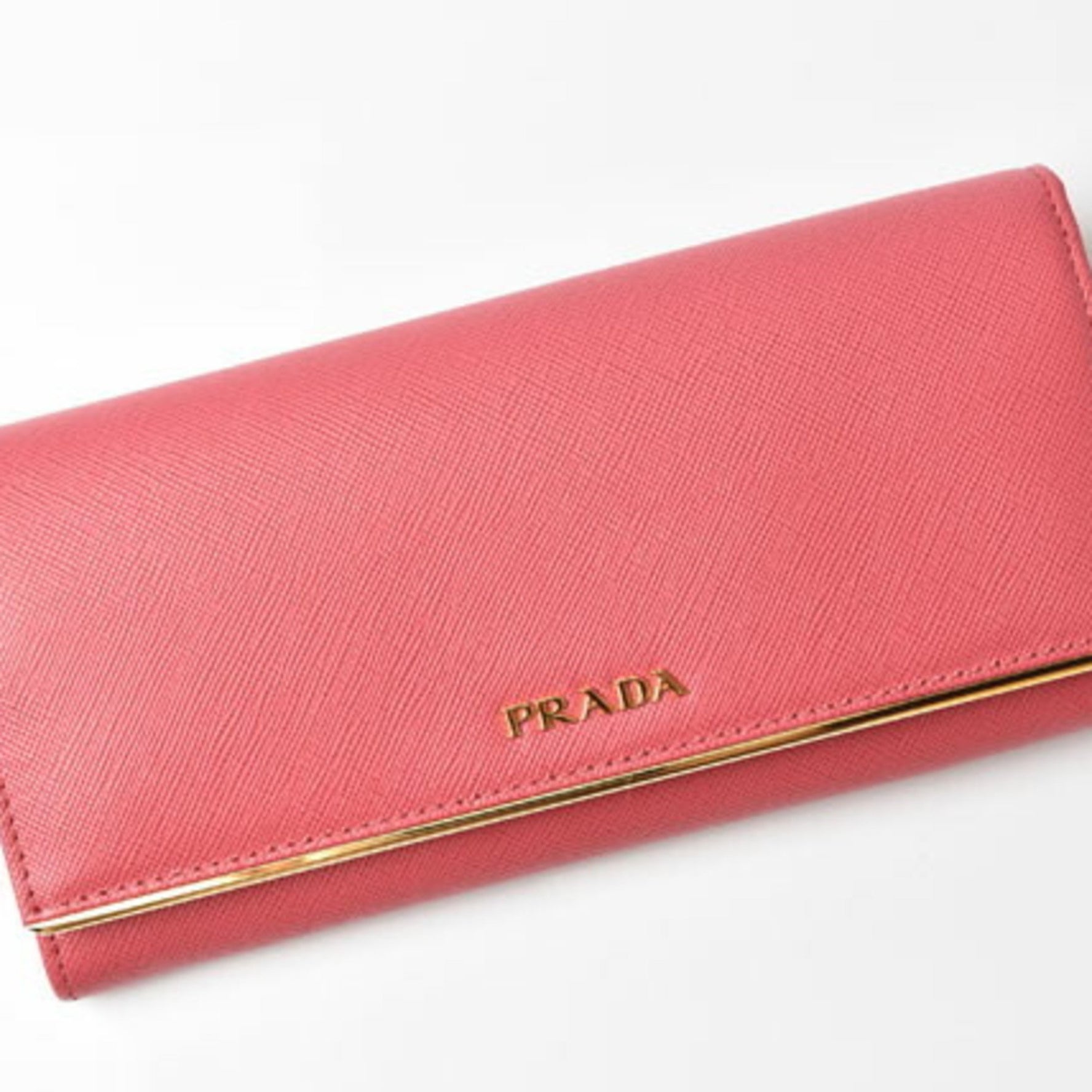 Prada wallet long SAFFIANO METAL PEONIA Peonia