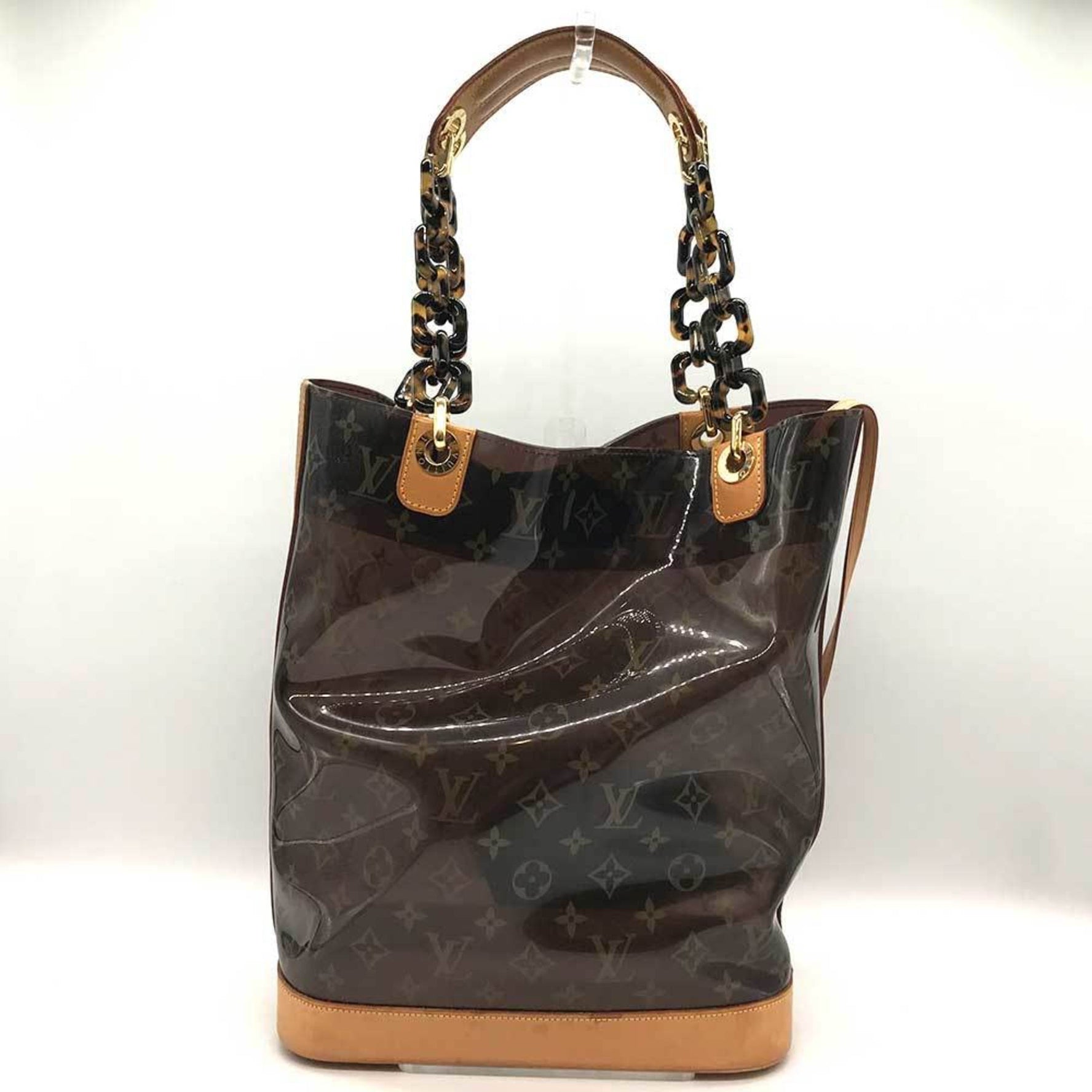Louis Vuitton Cover Amble MM Monogram Vinyl Tote Bag Shoulder