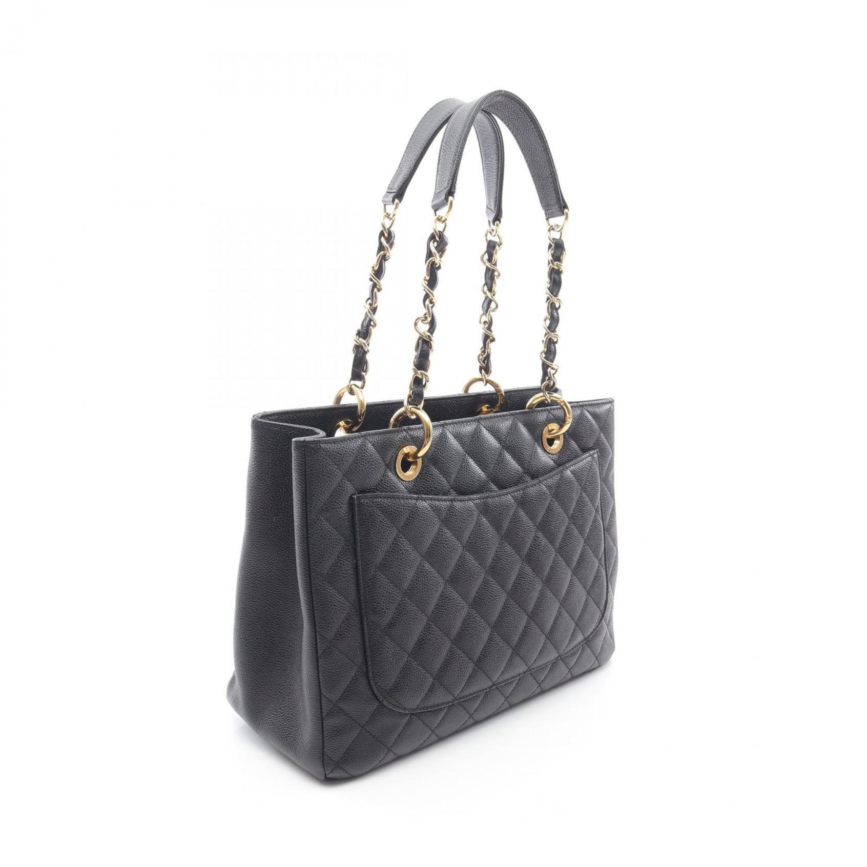 CHANEL Matelasse Grand Shopping GST Tote Bag in Calfskin Leather