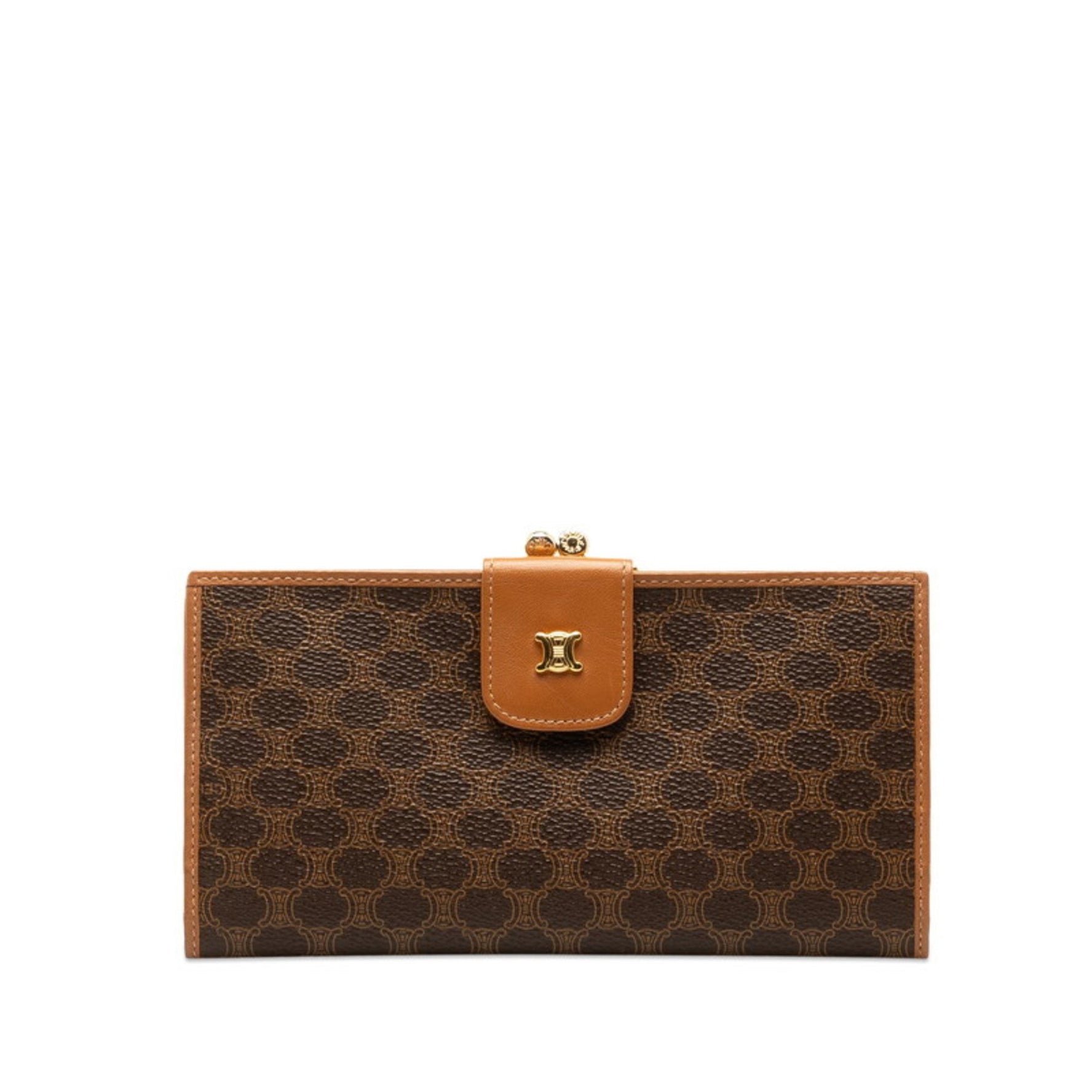 Celine Macadam Long Wallet PVC Leather