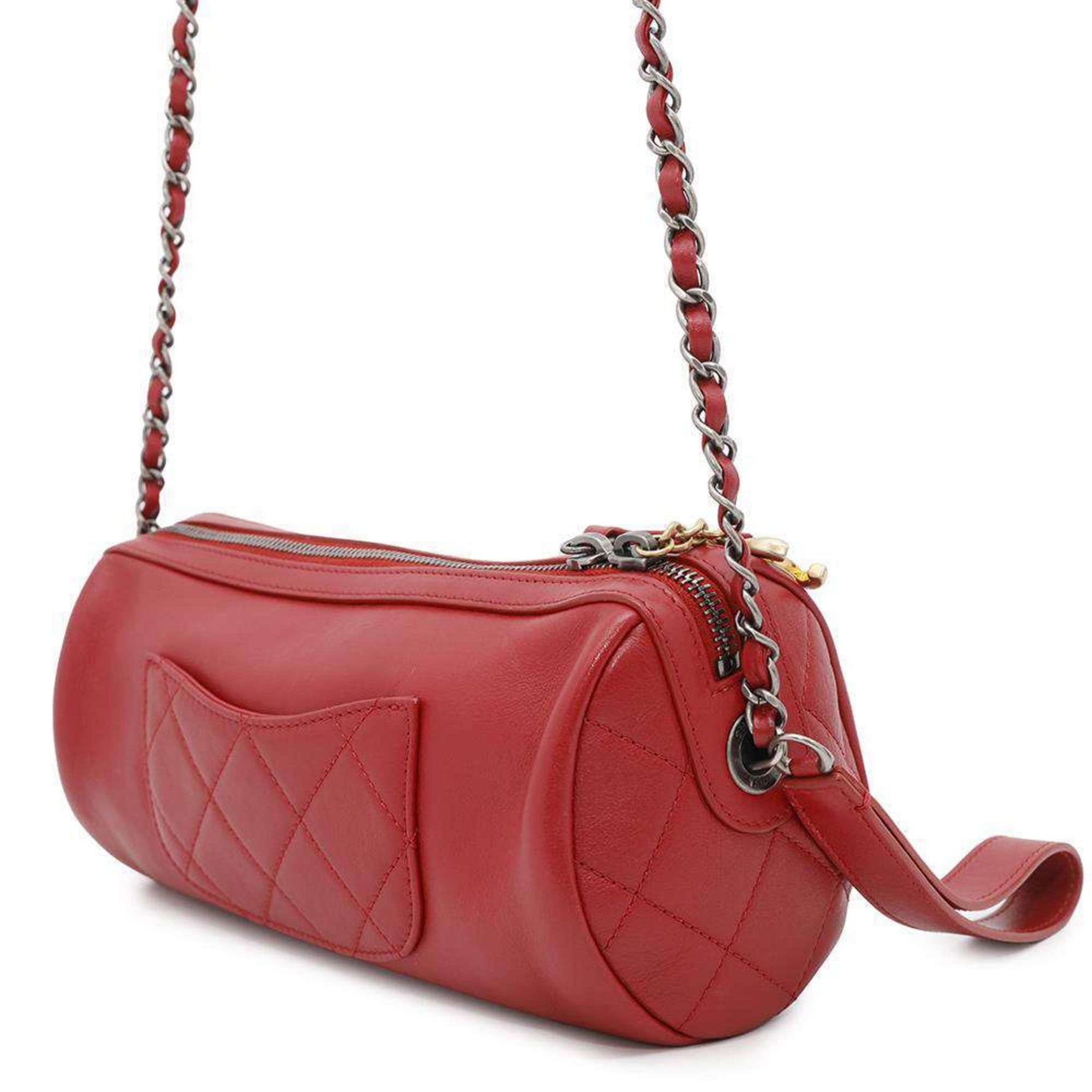 Chanel Chain Shoulder Bag Leather