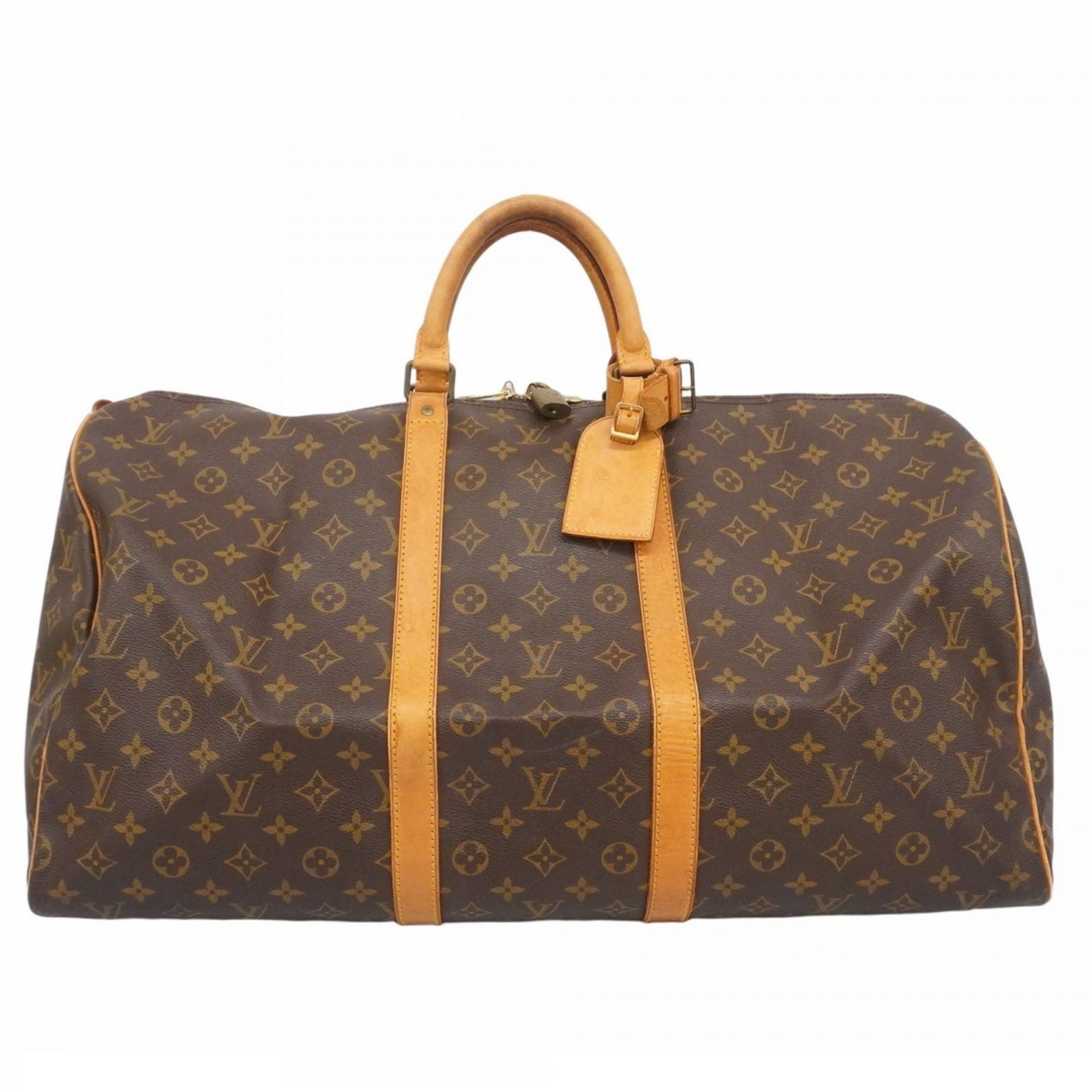 Louis Vuitton Monogram Keepall 55 Boston Bag Men's and
