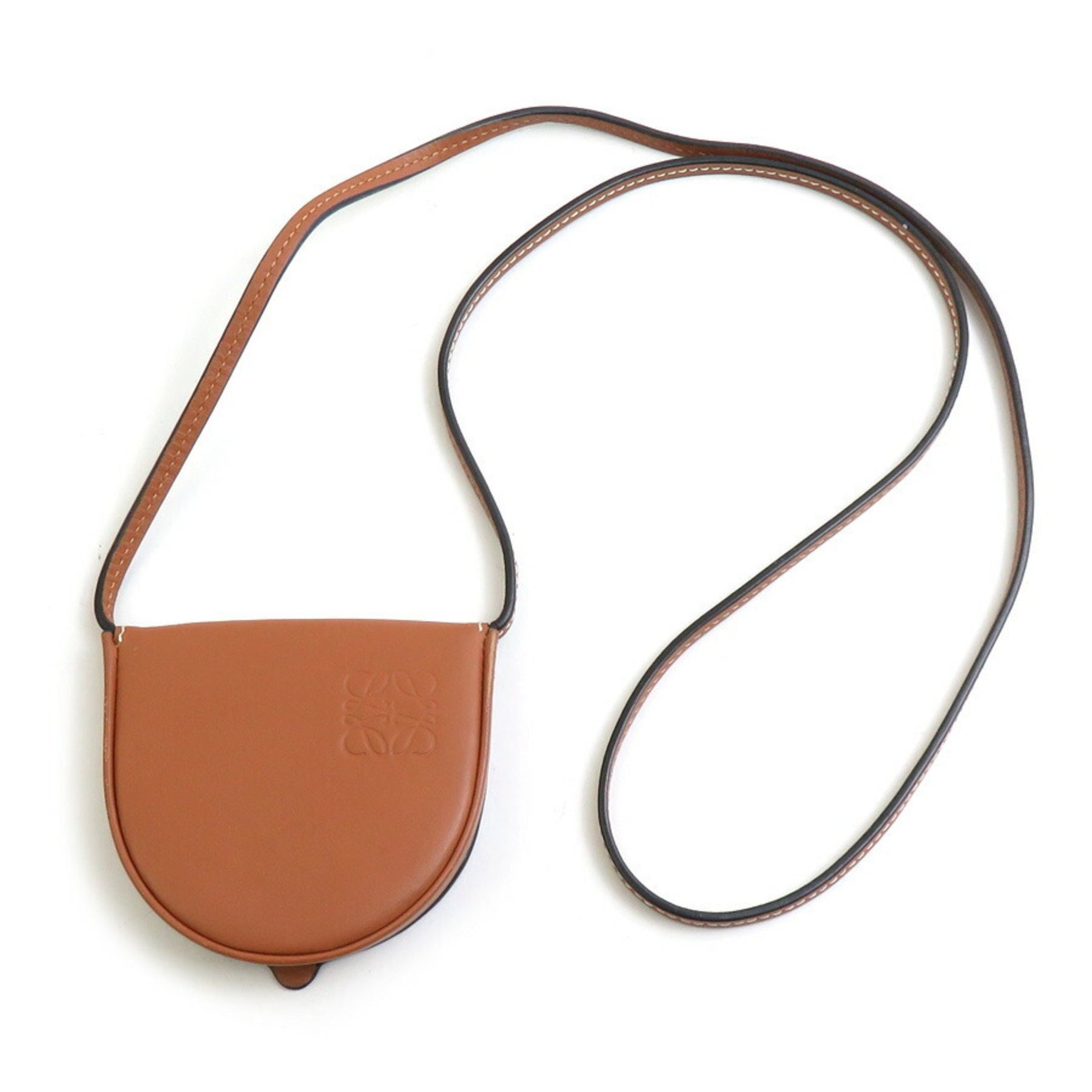 LOEWE wallet/coin case heel pouch leather ladies