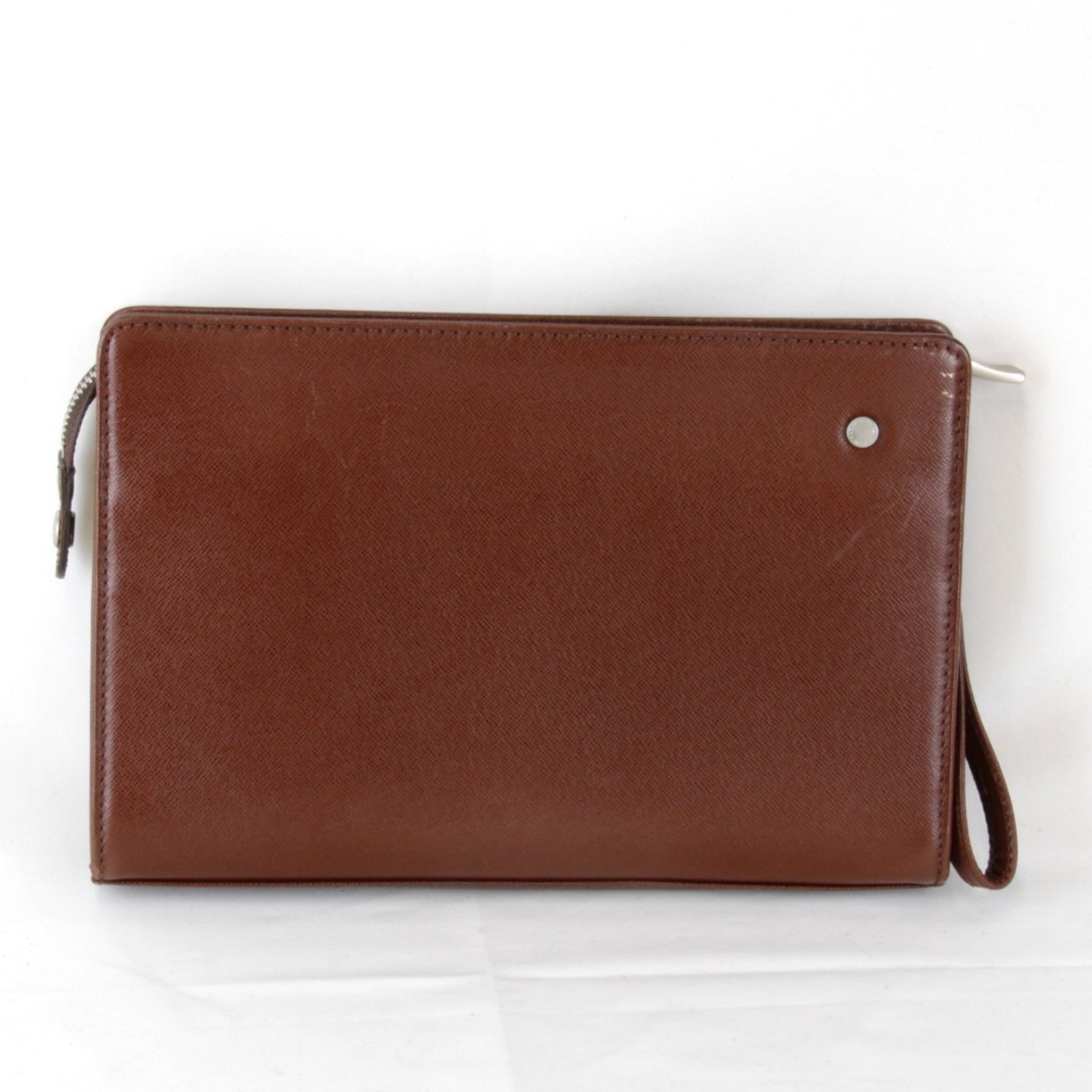 BURBERRY Clutch Bag Leather