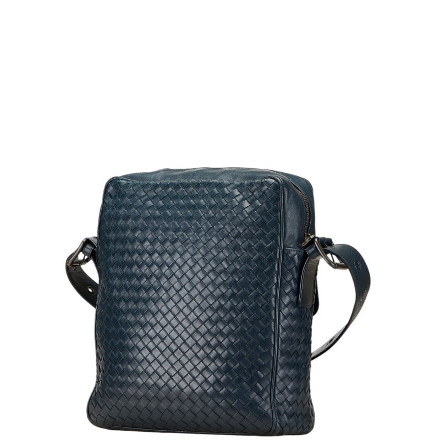 Bottega Veneta Intrecciato Crossbody Shoulder Bag in Leather