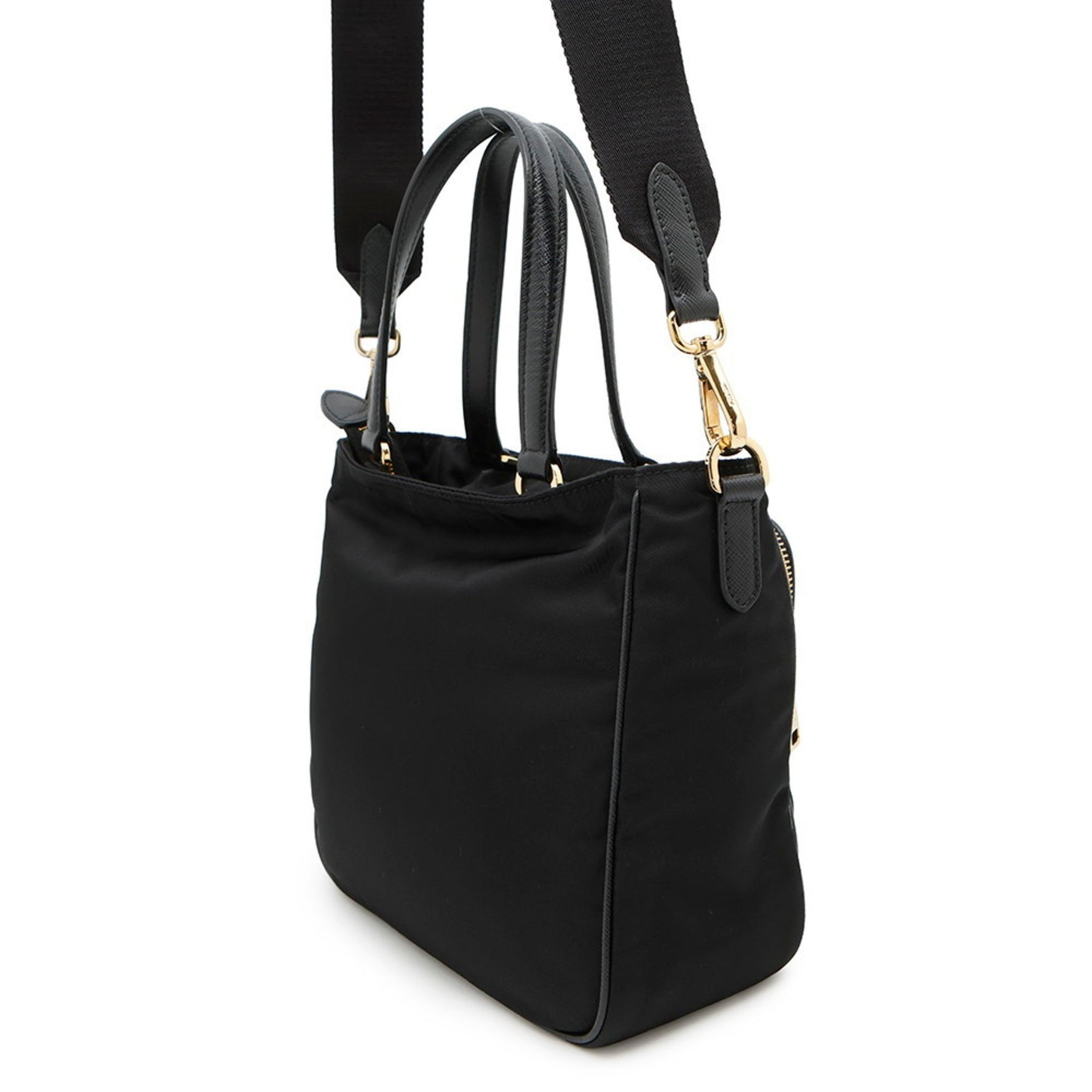 Prada Saffiano Nylon Handbag Shoulder Bag