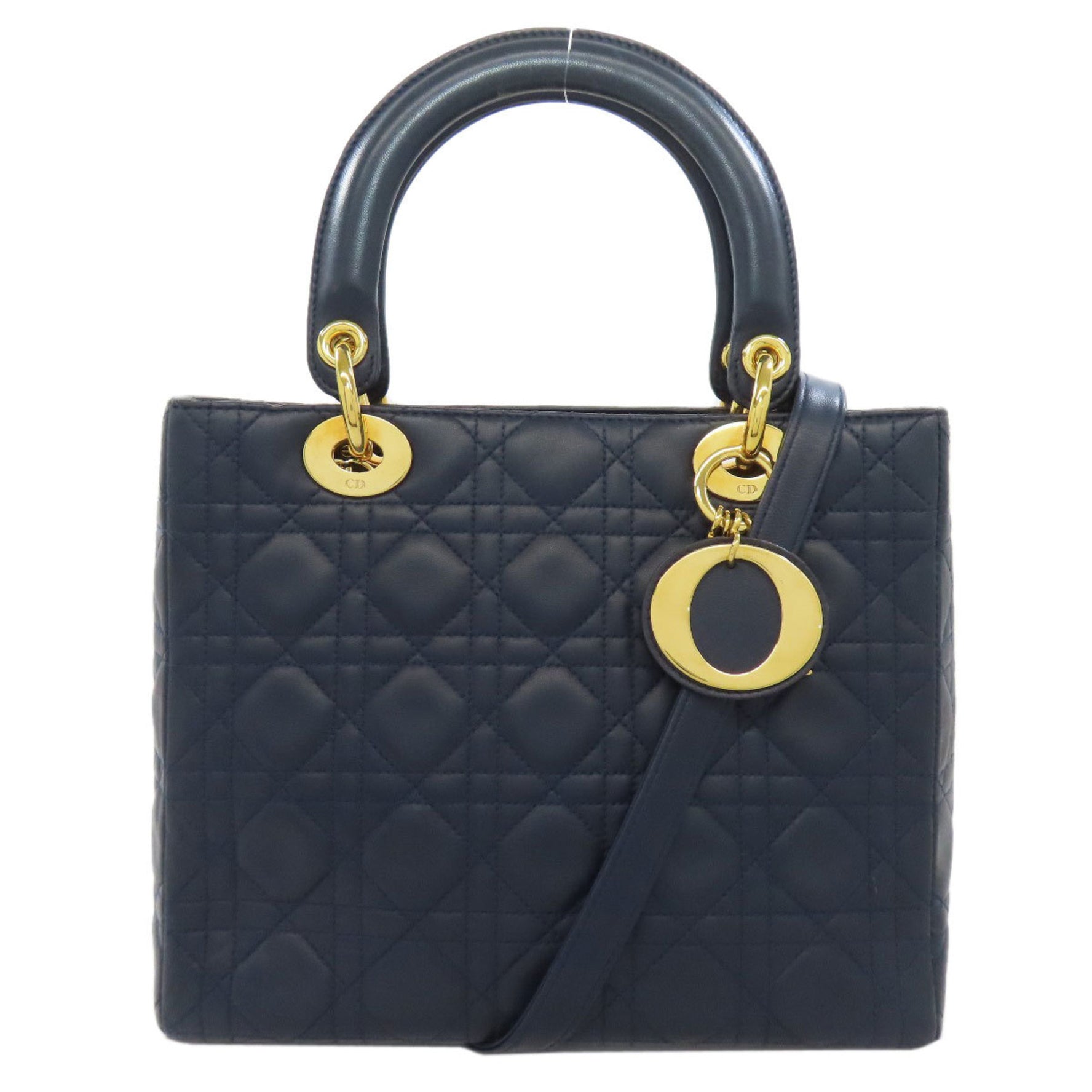 Christian Dior Lady handbag calf leather ladies