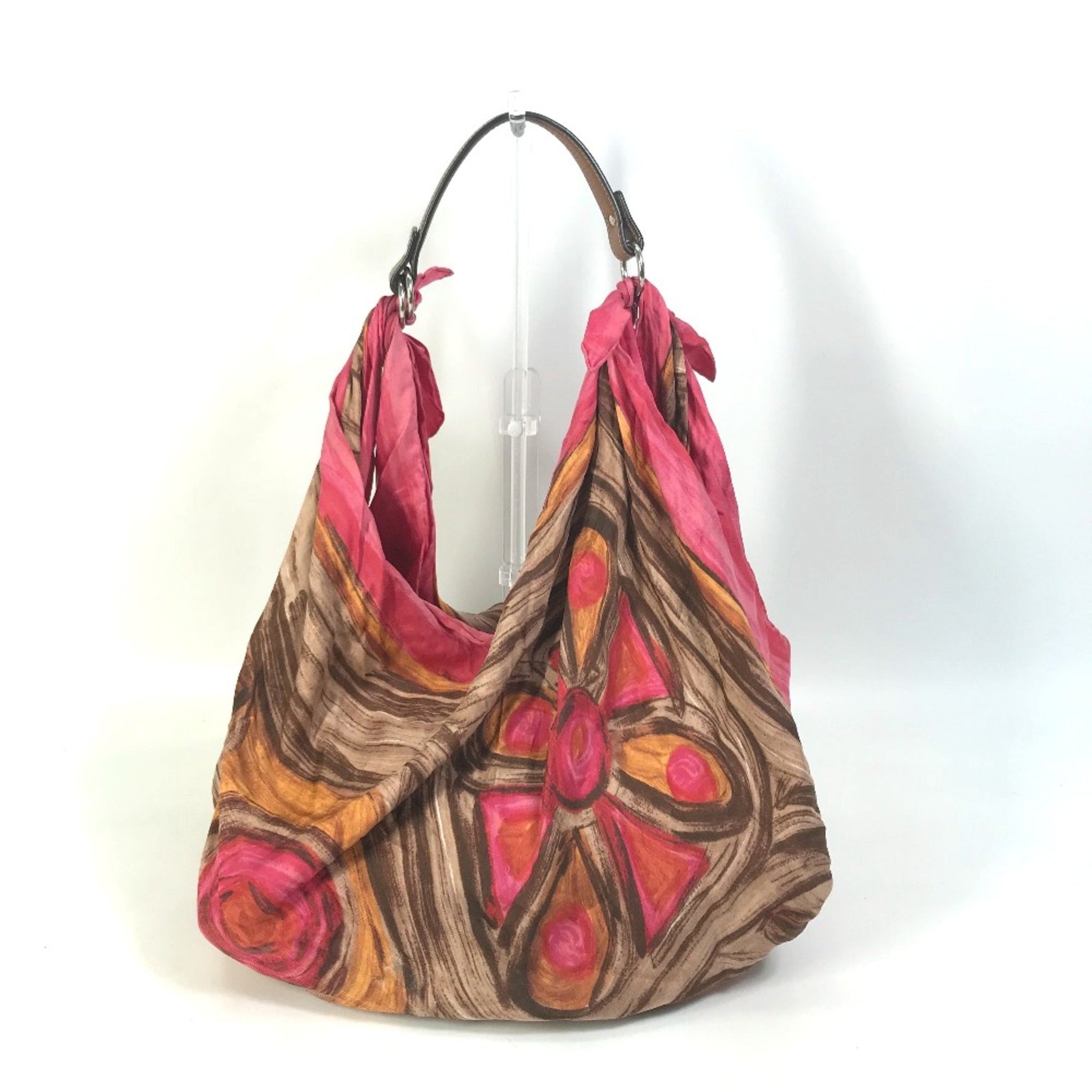 CELINE Hand Bag Shoulder Shoulder Bag Brown