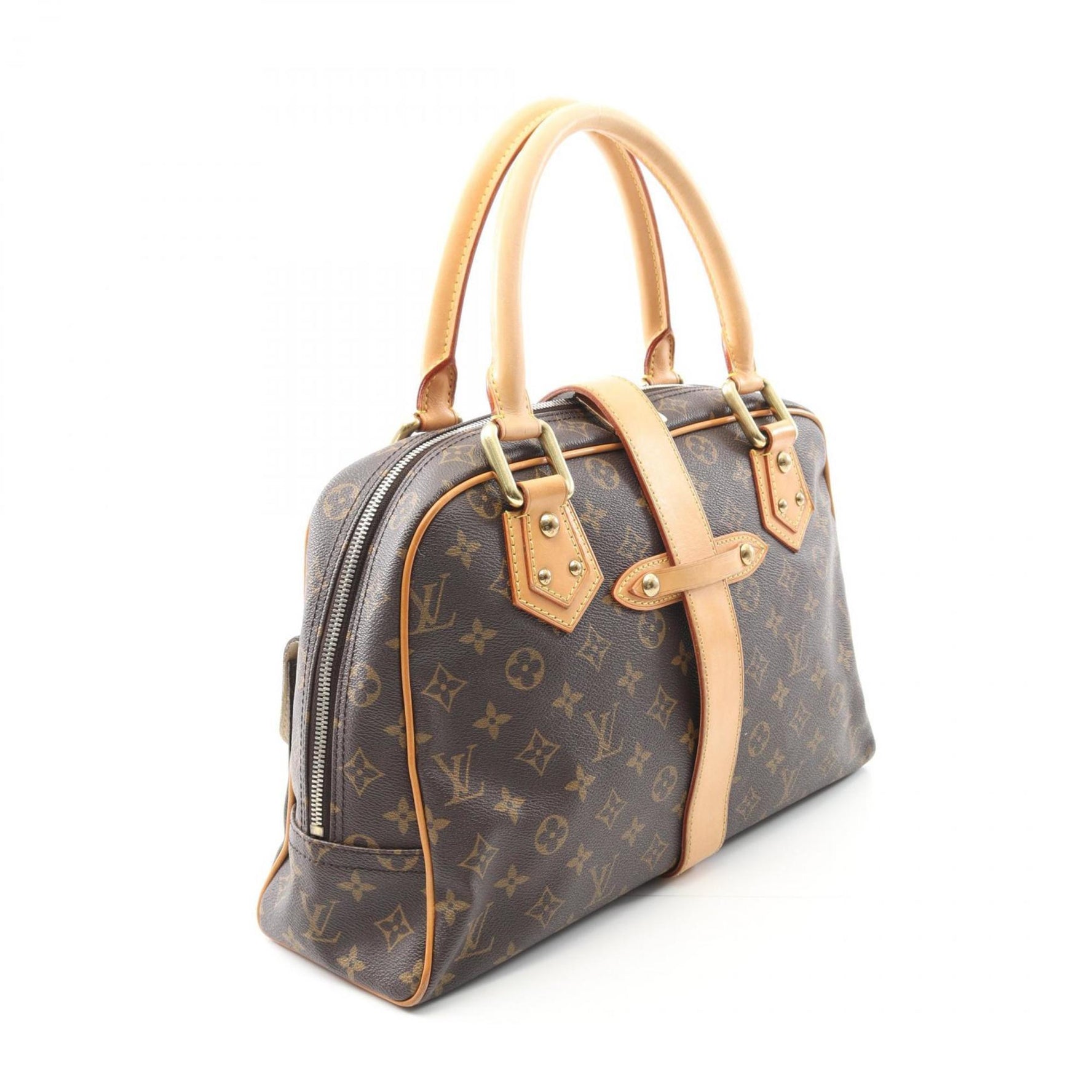 Louis Vuitton Manhattan GM Handbag, Coated Canvas and Leather, Monogram