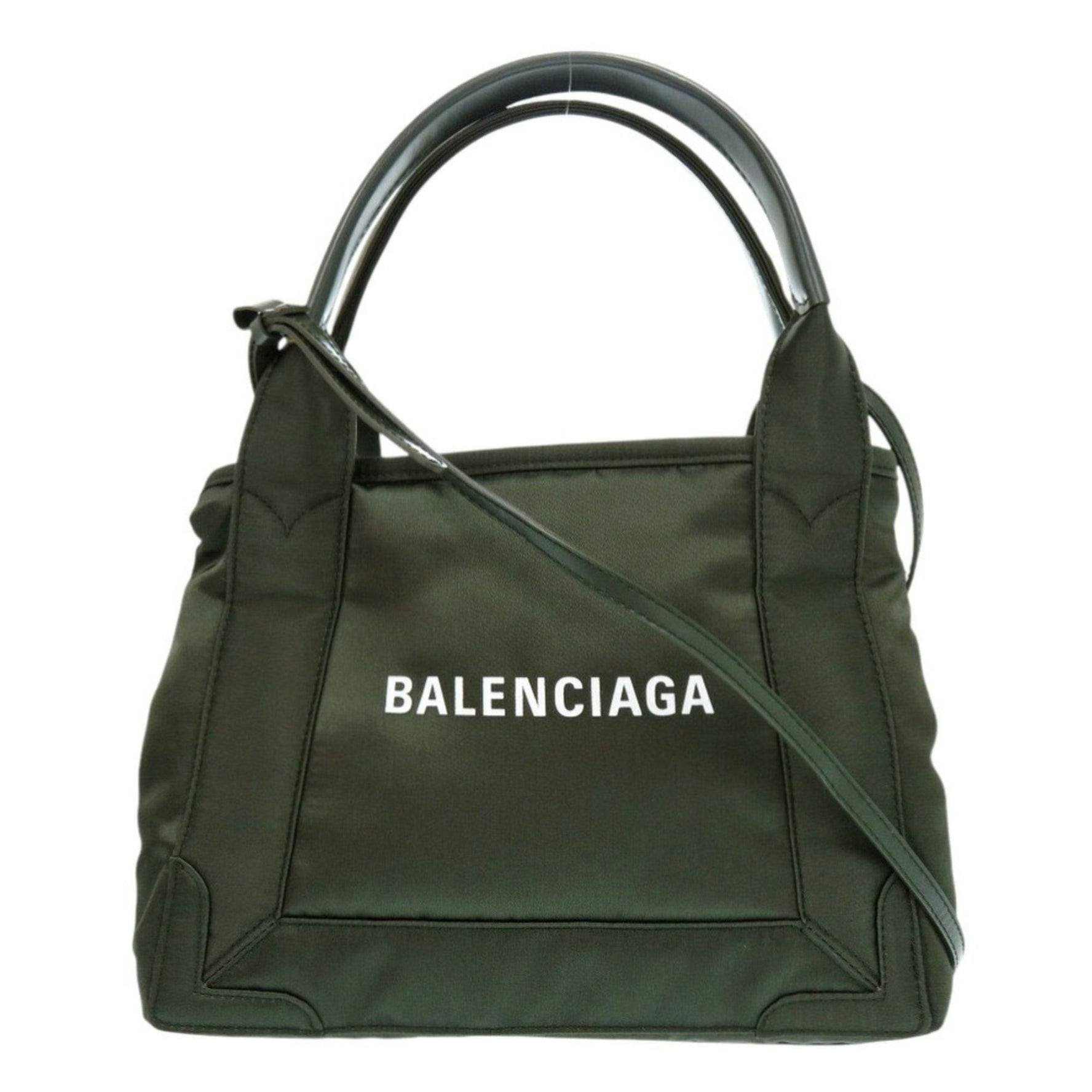 Like new Balenciaga Navy Cabas XS 3190 P Nylon Handbag